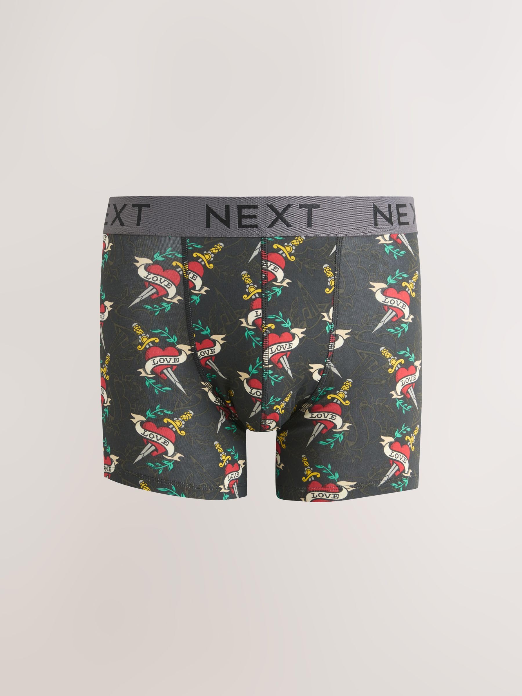Geo Next Uomo 5 Boxer Aderenti in Cotone