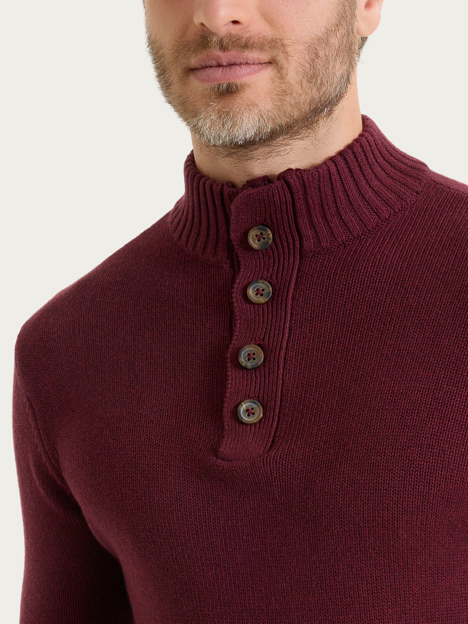 Ragno Winter Cotton Lupetto Zip Bottoni Maglia Fig Mel.
