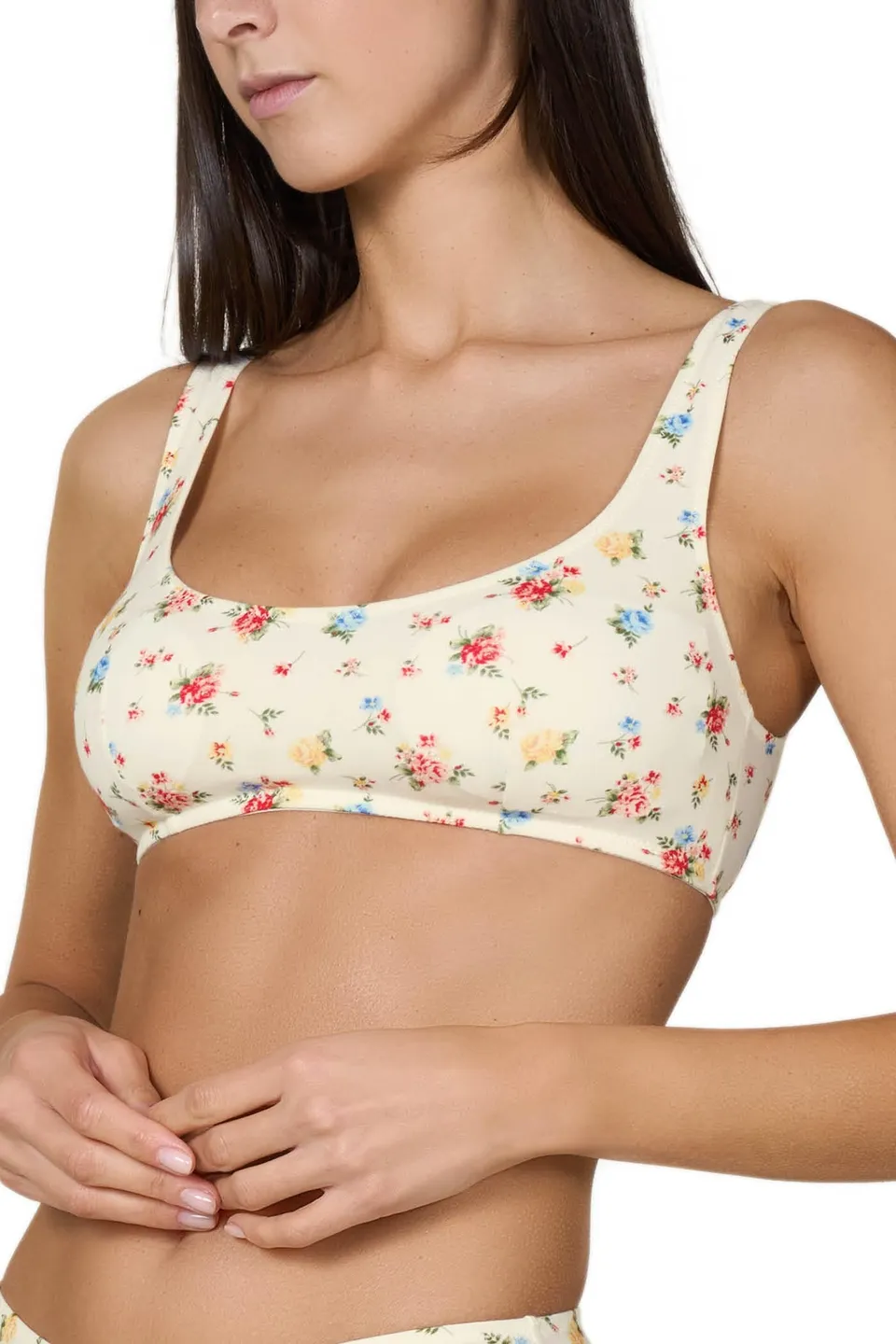 Goldenpoint Iris Rose Bouquet brassière donna cotone