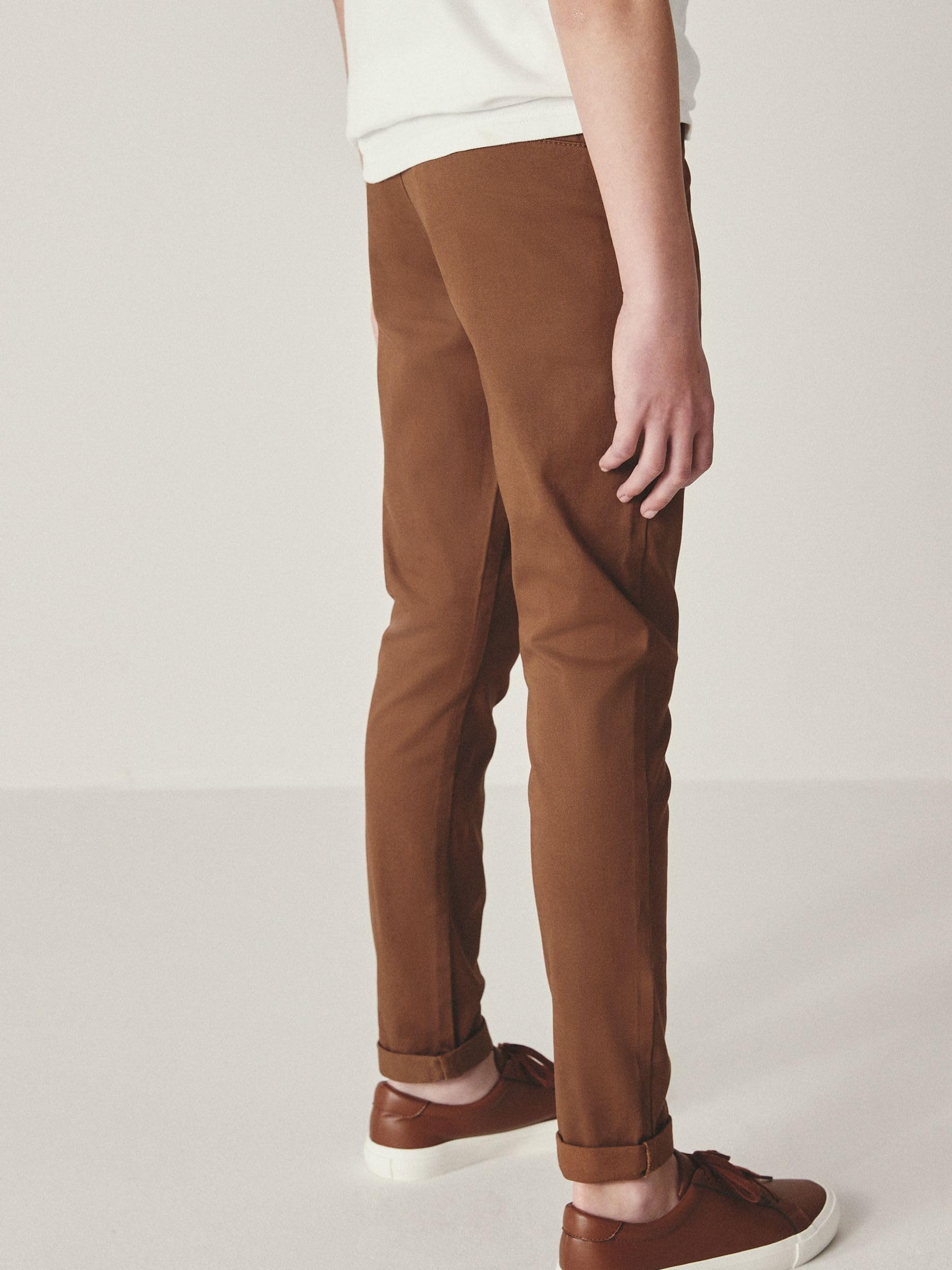 Next Pantaloni Chino Elasticizzati Skinny Bimbo 104 Cotone
