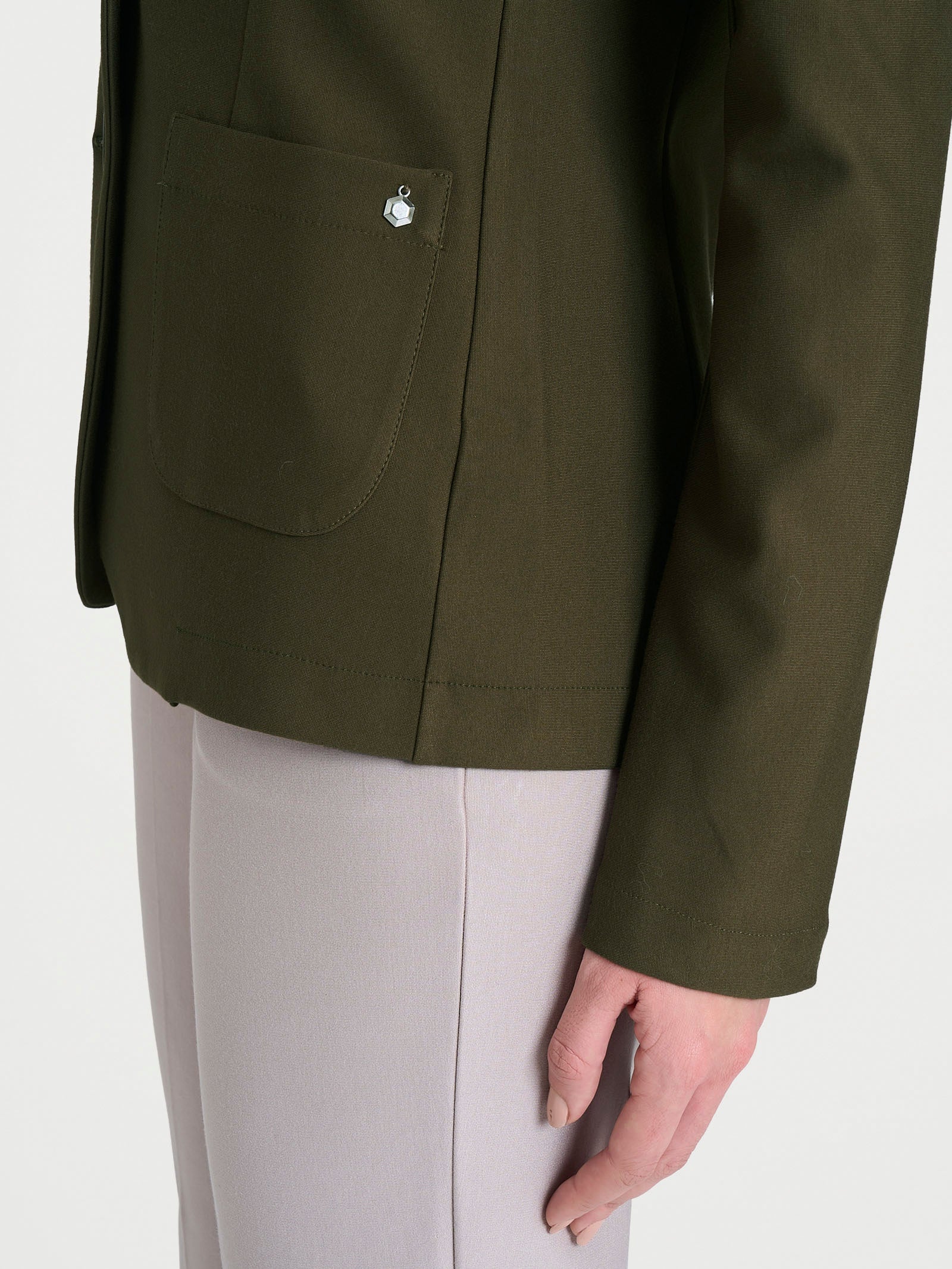 Ragno Compact Blazer due bottoni Dark Olive