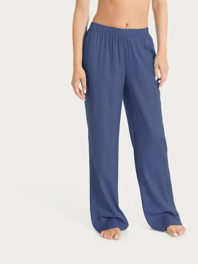 Ragno Pantalone Ampio Mare Oceana Pura Viscosa