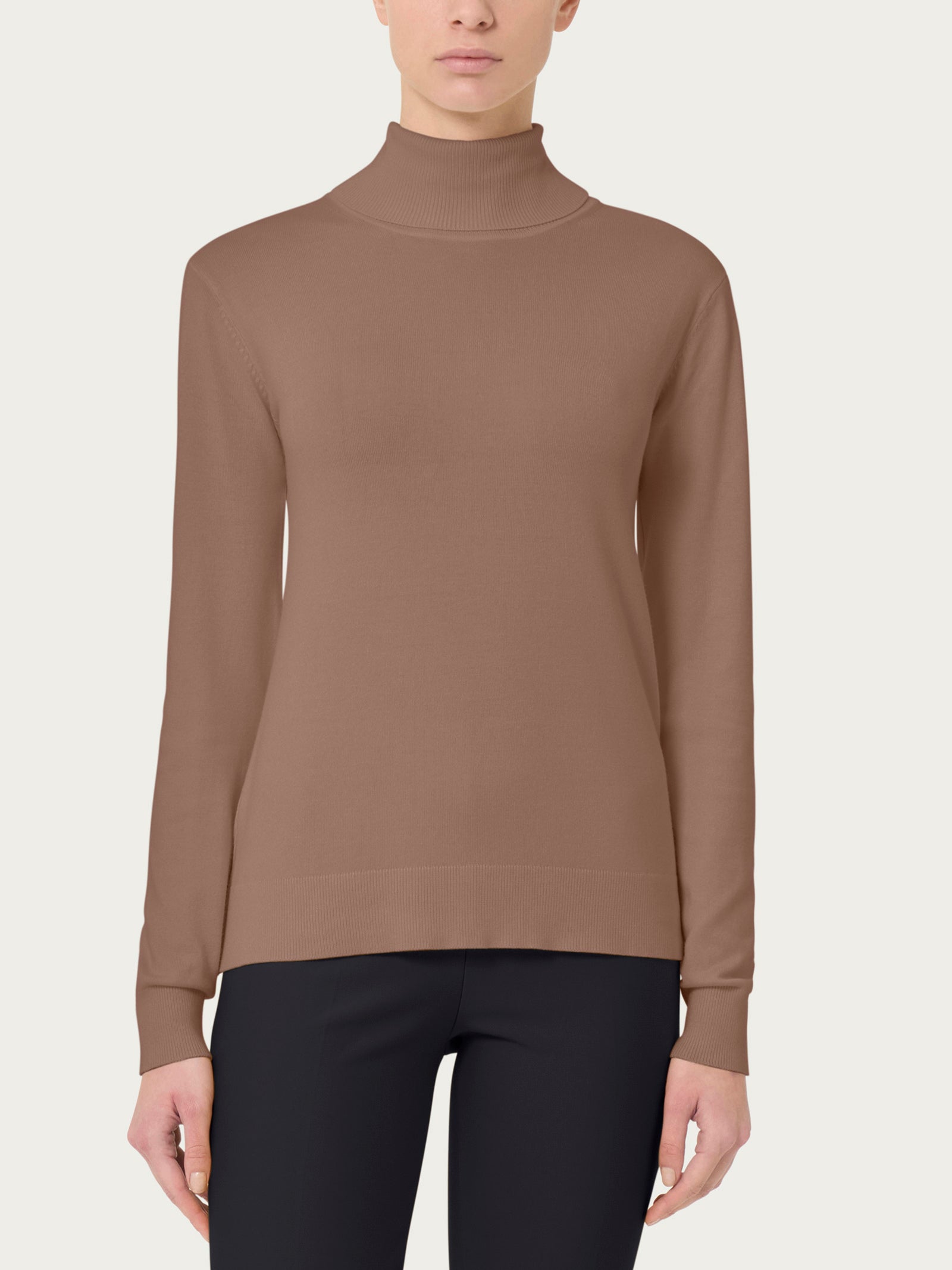 Ragno Four Seasons Dolcevita Maglia Pine Bark termoregolante