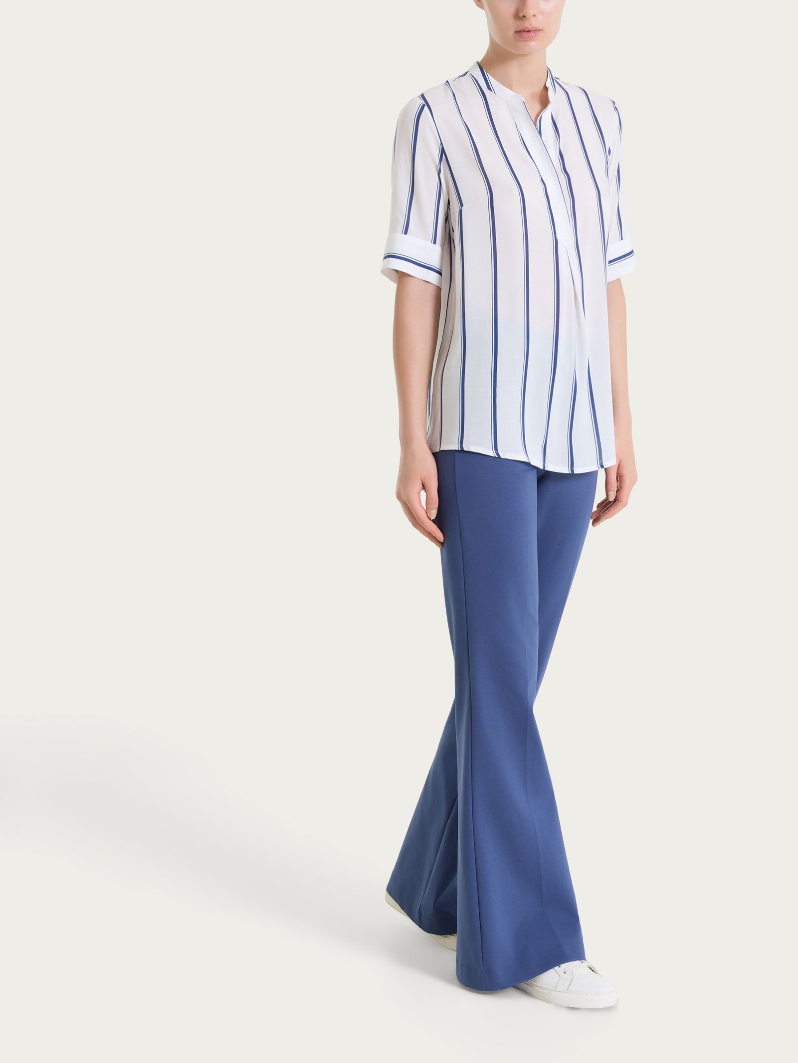 Ragno Compact Light Pantalone Flare pantalone oceana elastico