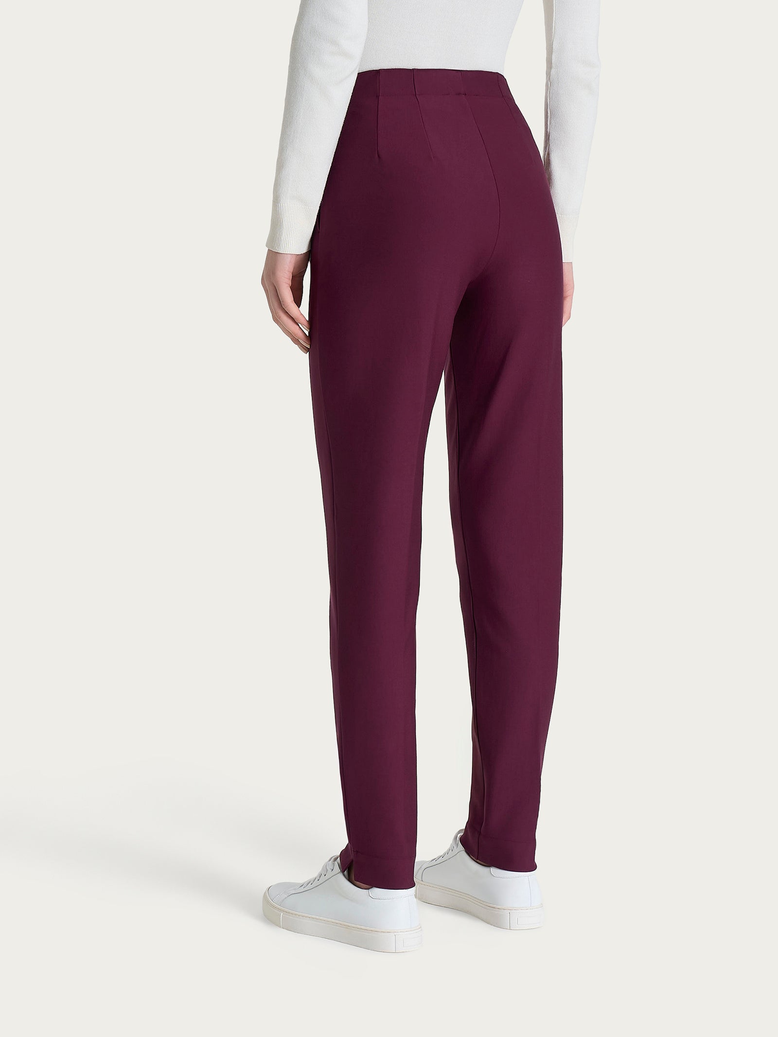 Ragno Compact pantalone a carota donna fig vita elasticizzata