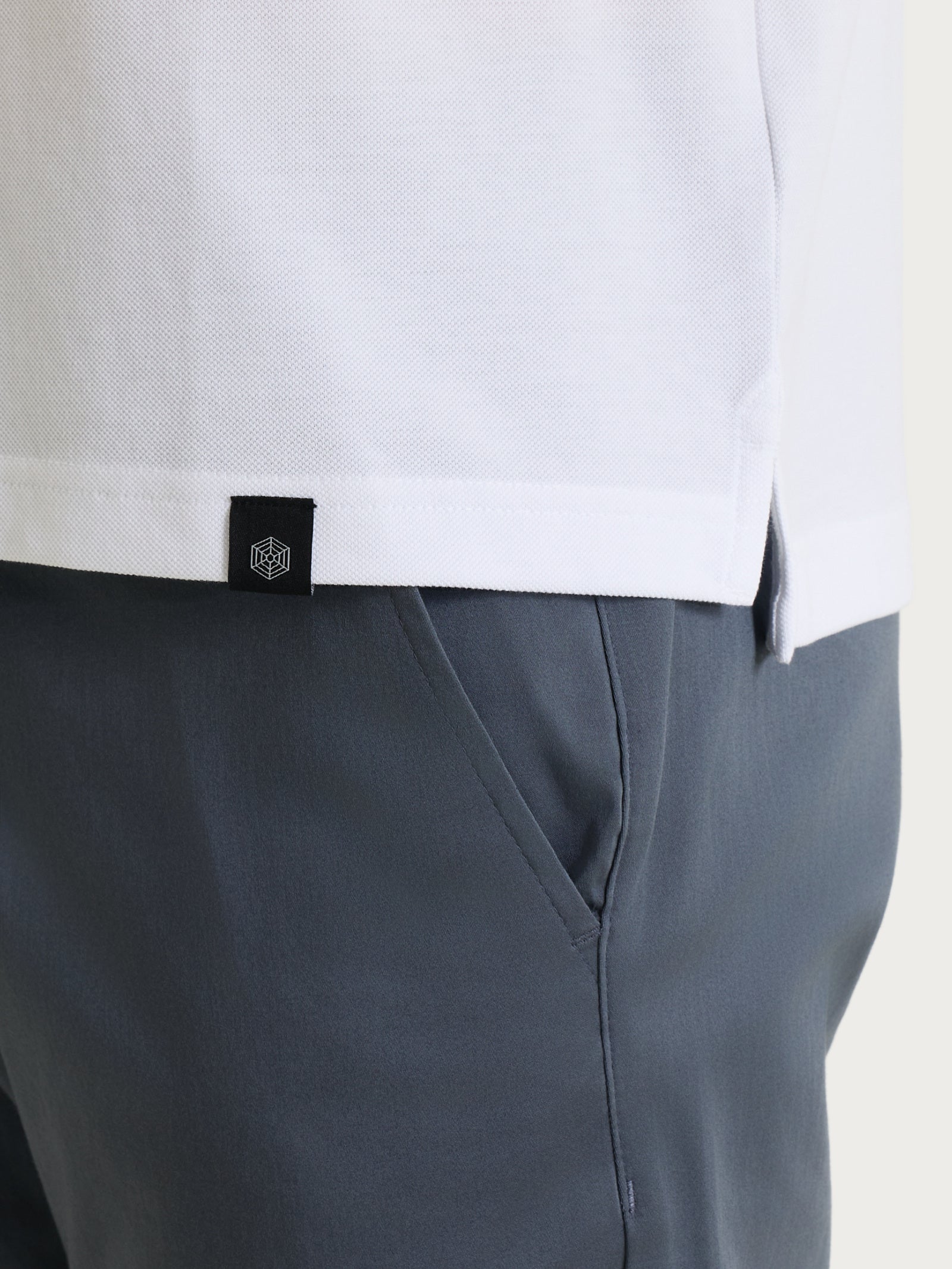 Ragno Puro Cotone Polo piquet Bianco in cotone
