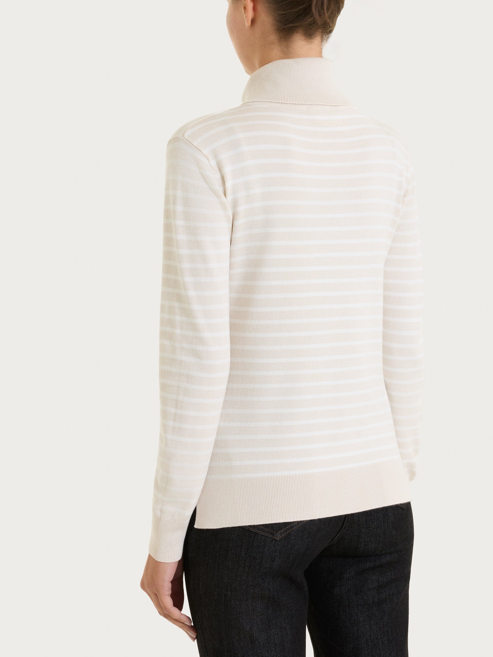 Ragno Four Seasons Dolcevita Rigata Donna Champignon