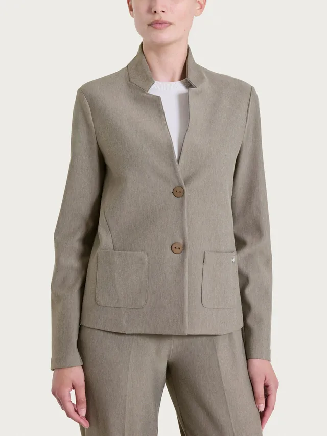 Ragno Compact Blazer Corto Glace Viscosa