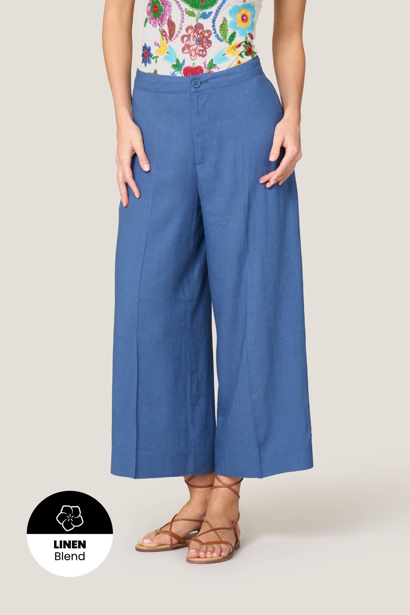Goldenpoint Donna Leggings Cropped Lino