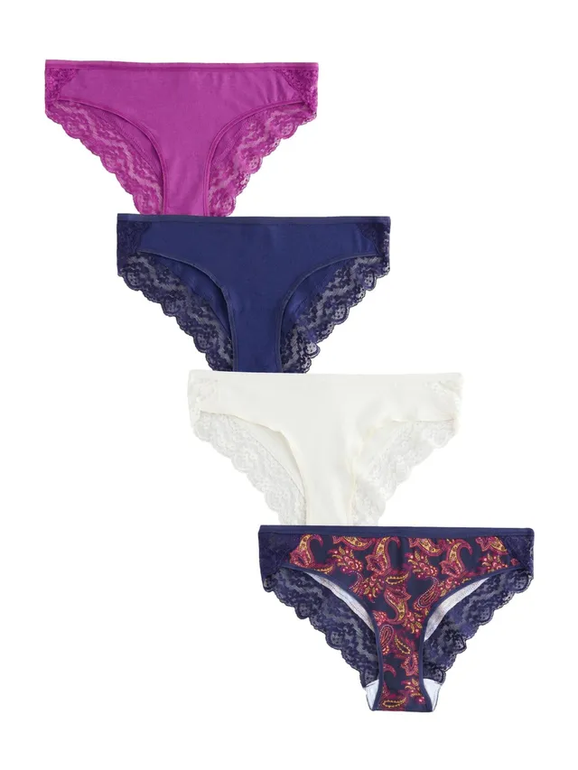 Next slip bikini pizzo donna confezione 4 pezzi taglia 44