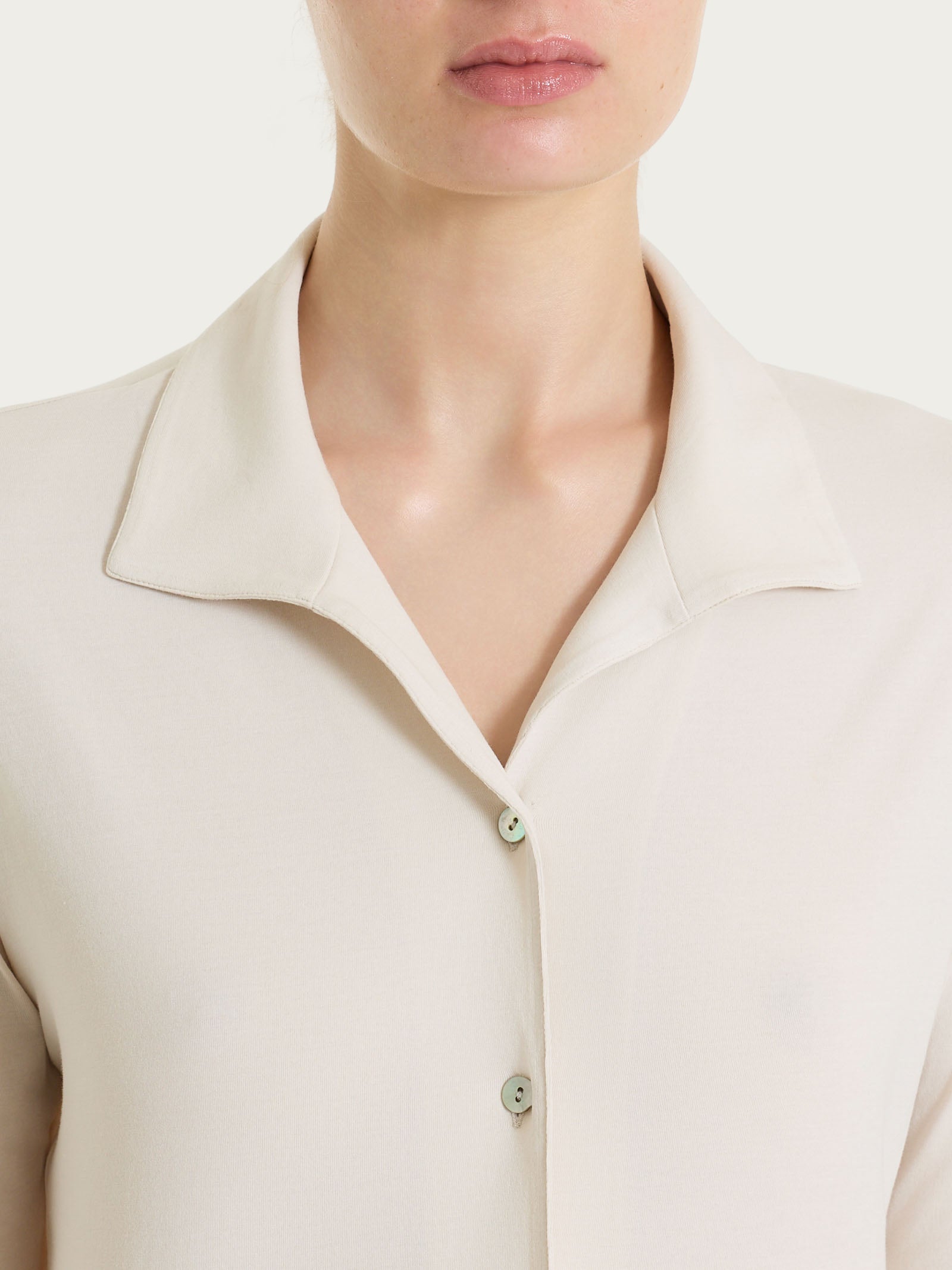 Ragno Ultralight camicia manica 3/4 Champignon cotone