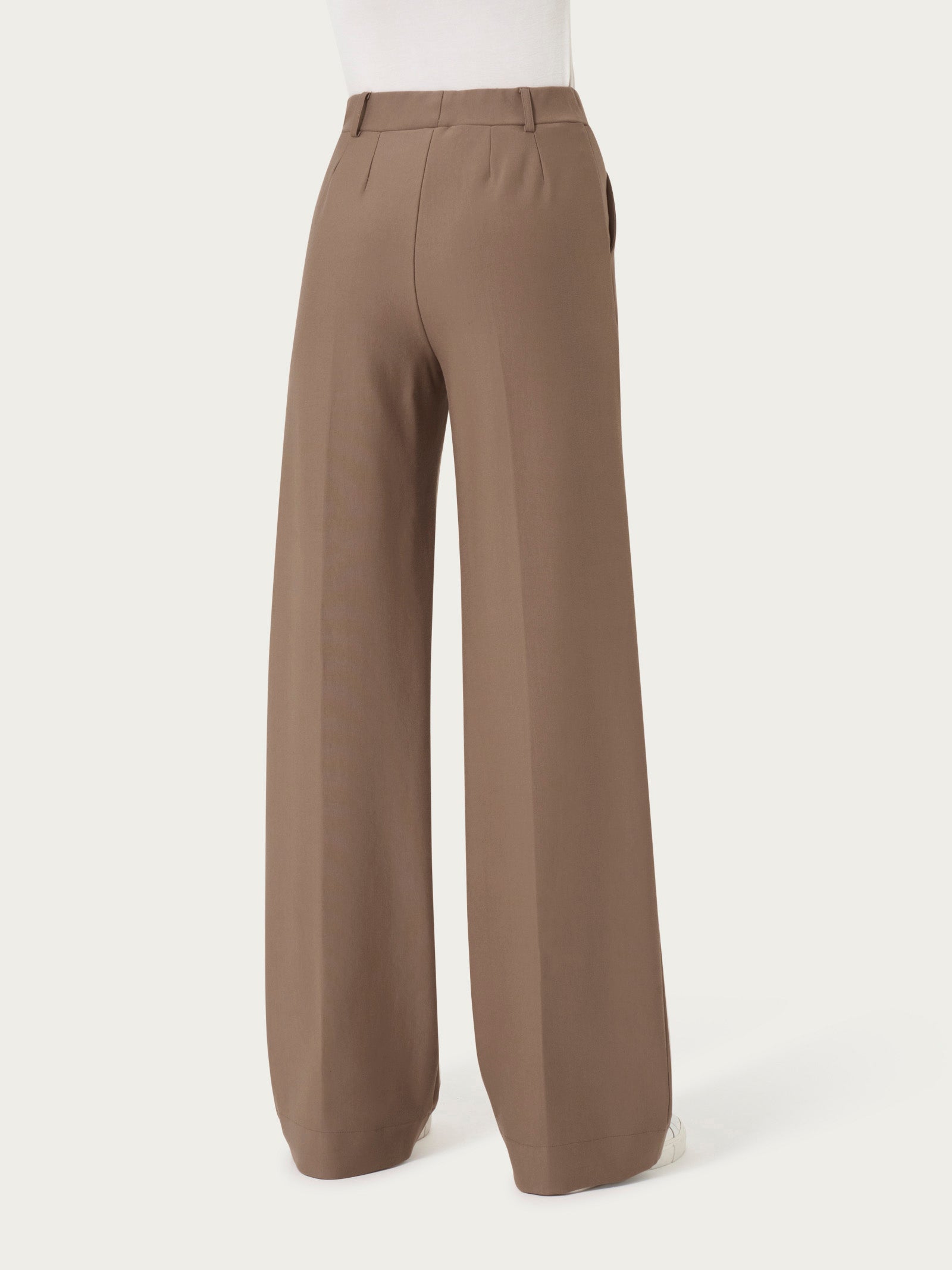Ragno Compact Pine Bark pantalone palazzo viscosa