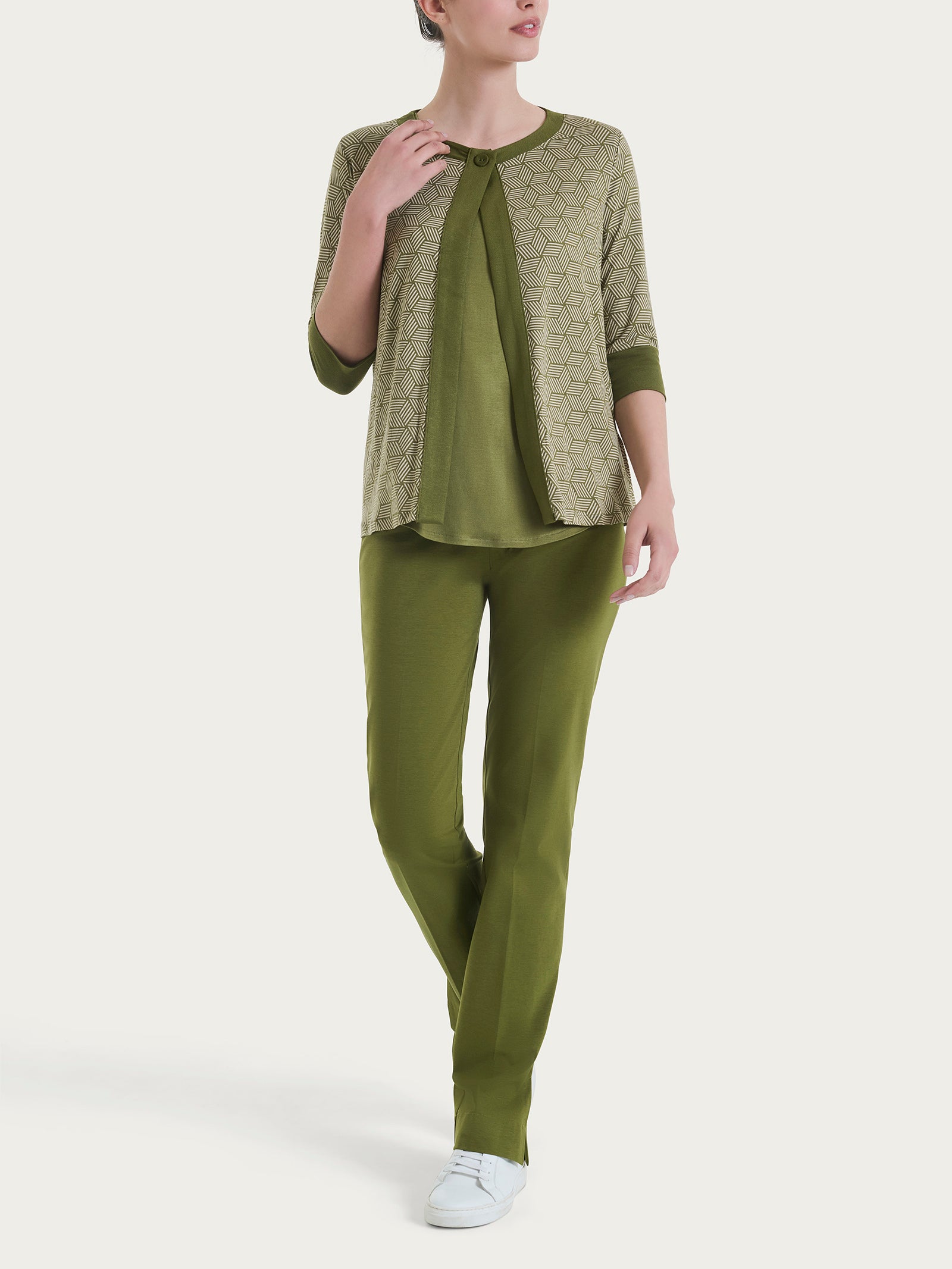 Ragno Viscosa Summer cardigan cubi Sphagnum manica 3/4