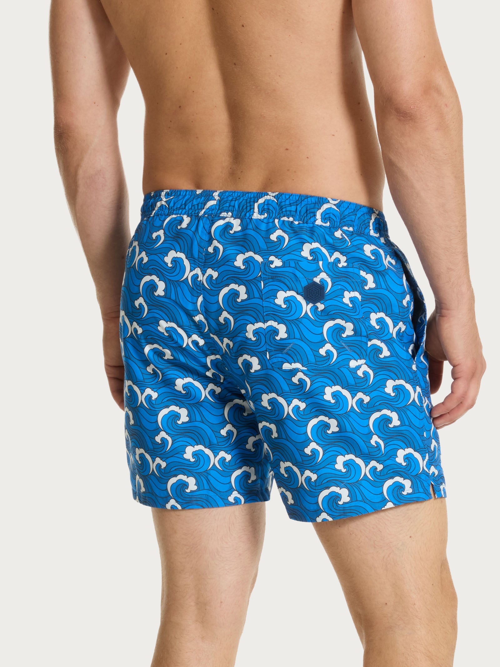 Ragno Boxer Mare Fantasia Blue Blush Costume Uomo Asciugatura Rapida