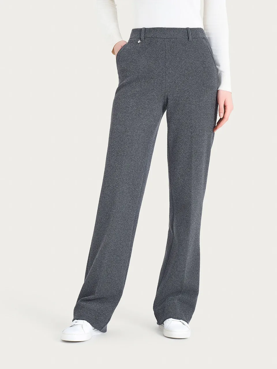Ragno Relaxed Wardrobe The Wide Leg pantalone ardesia caldo