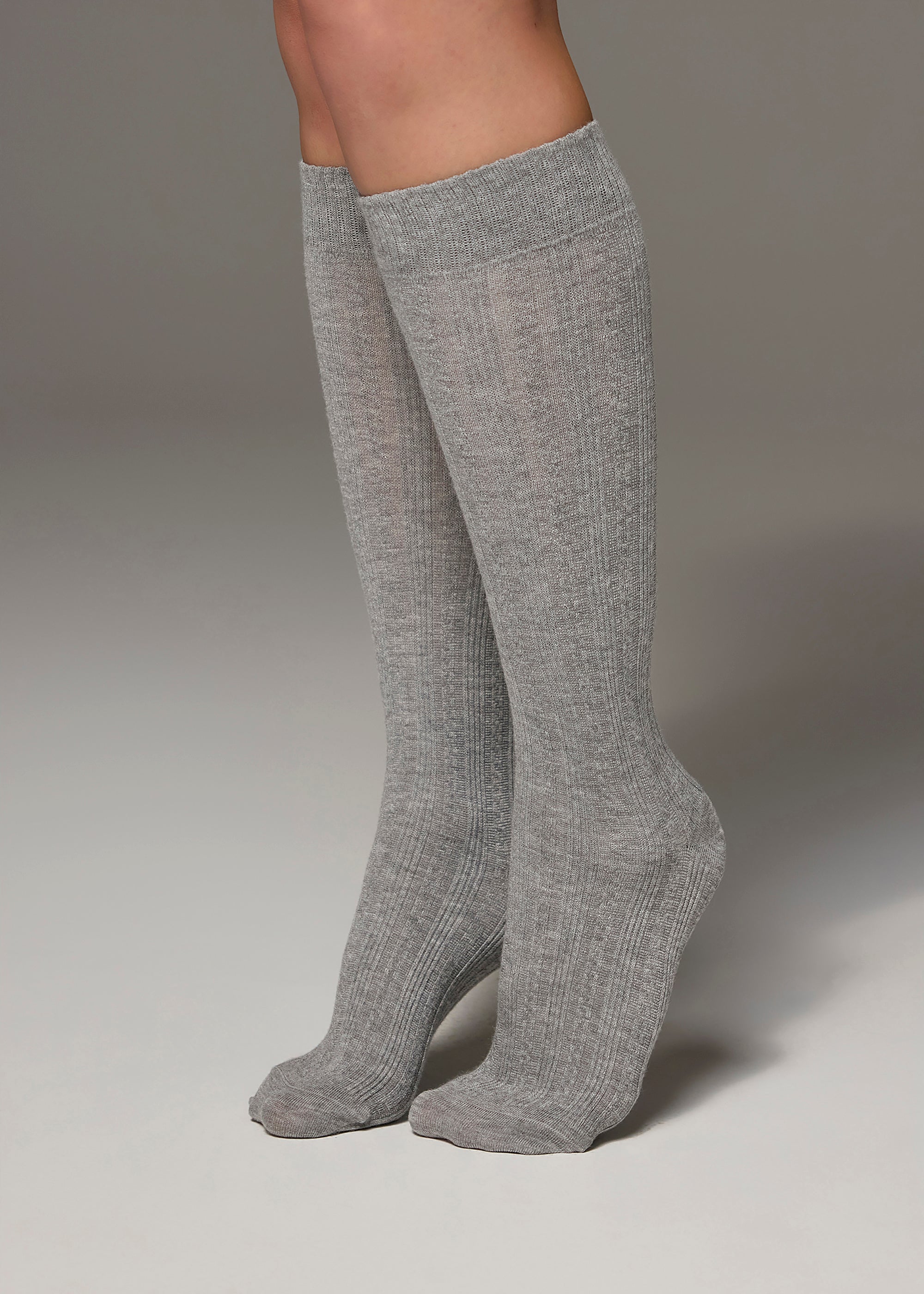 Philippe Matignon Neige gambaletti cashmere taglia unica