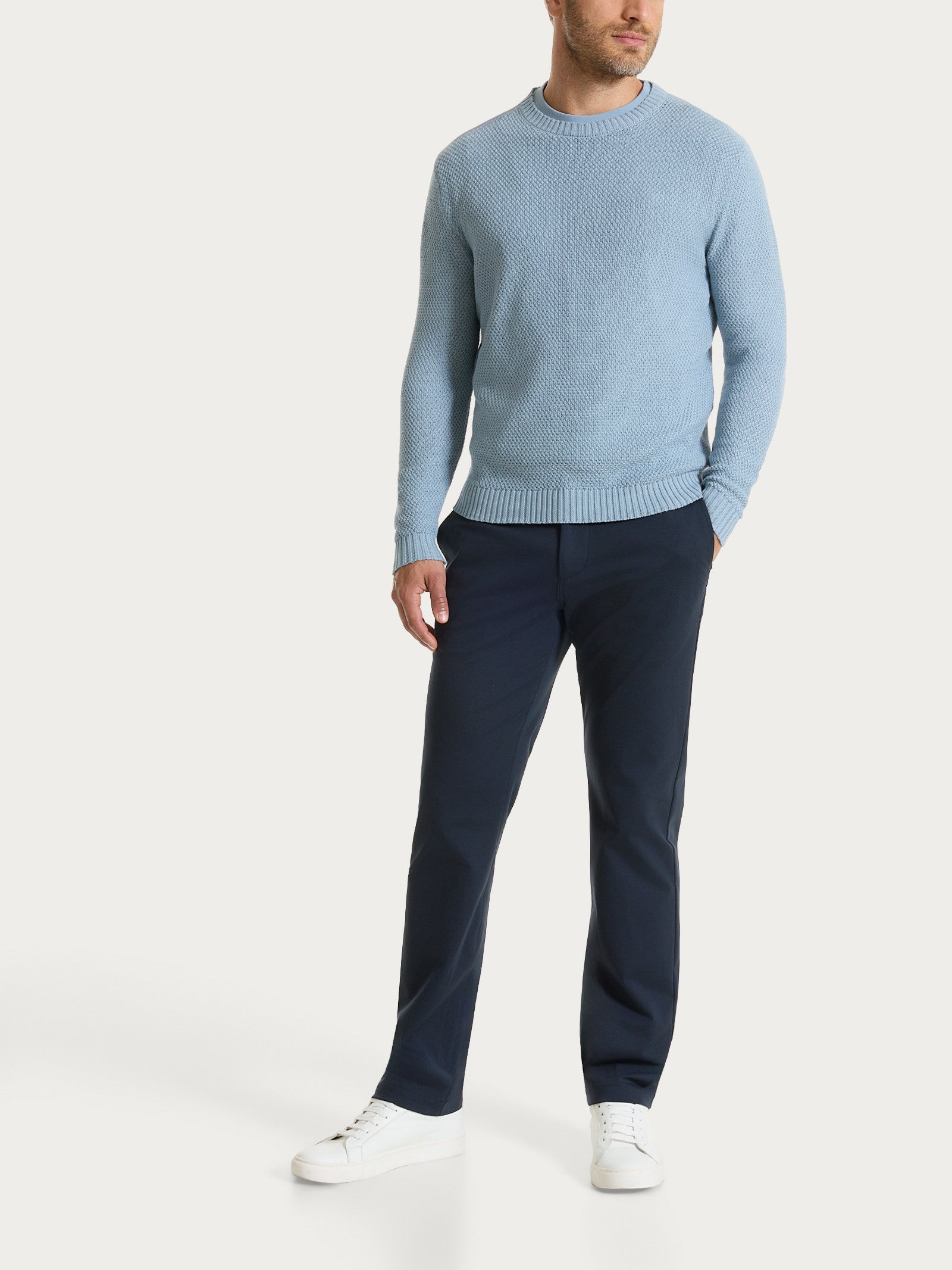 Ragno Compact Light Chino Bleu cotone comfort belt