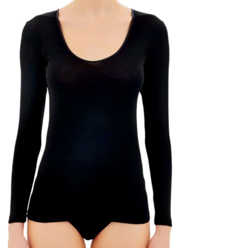 Lady C Maglia Misto Lana Manica Lunga maglia collo tondo
