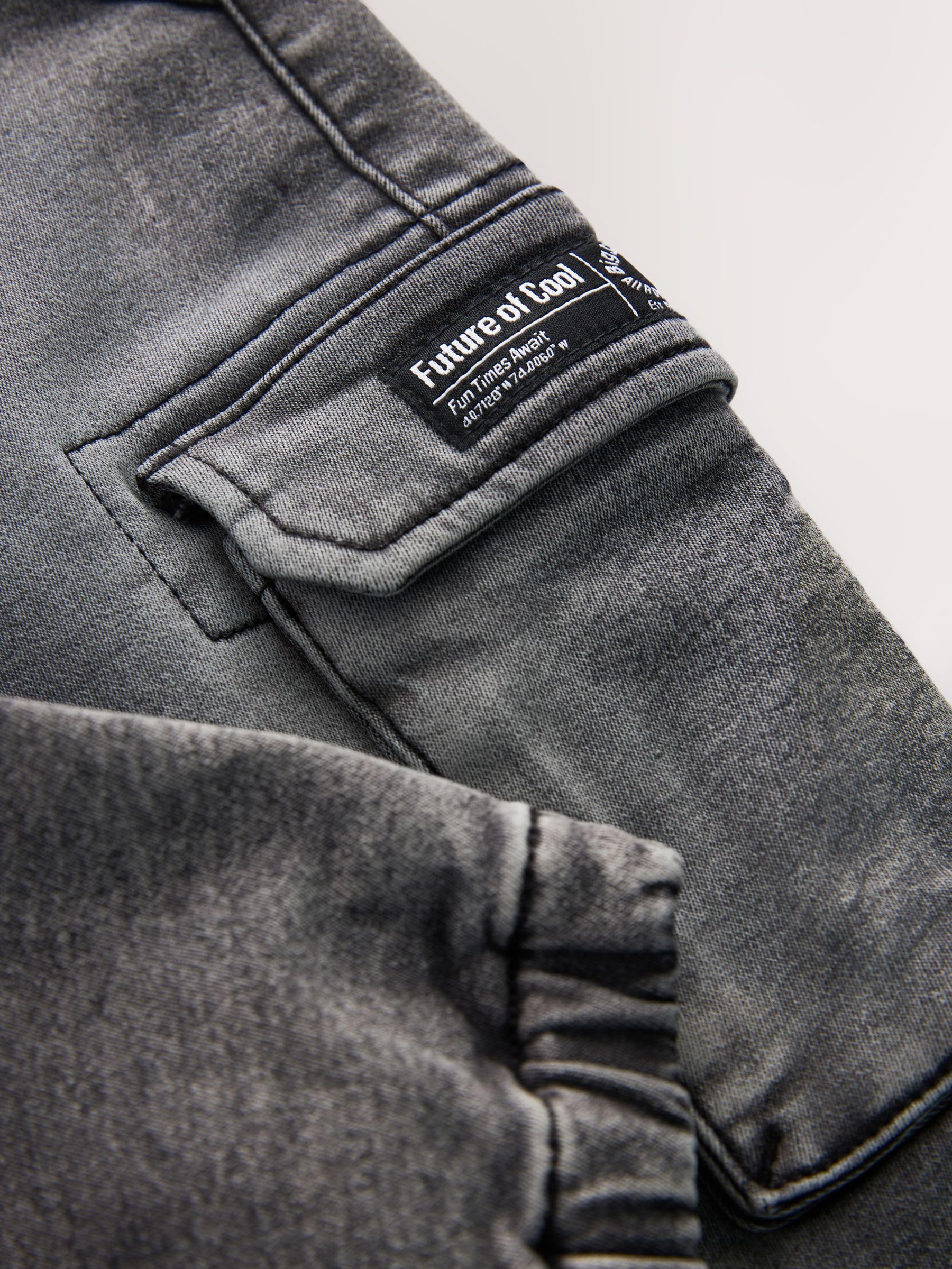Next Jeans Cargo Bimbo Comodi 68-74 Grigio Denim