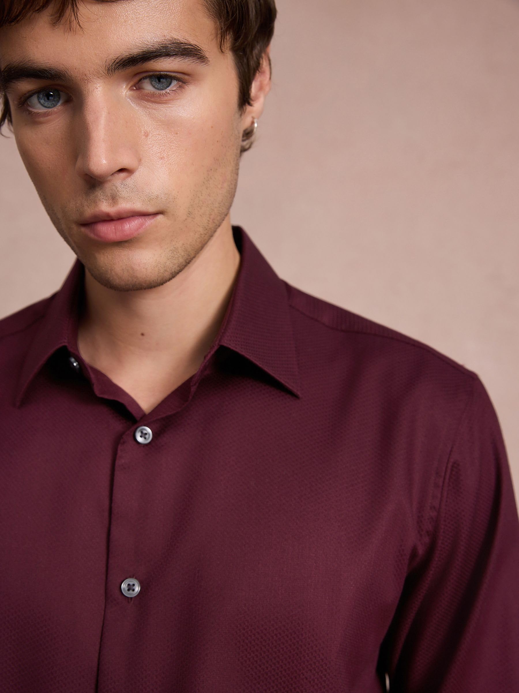 Next Camicia Elegante Uomo Slim Misto Cotone