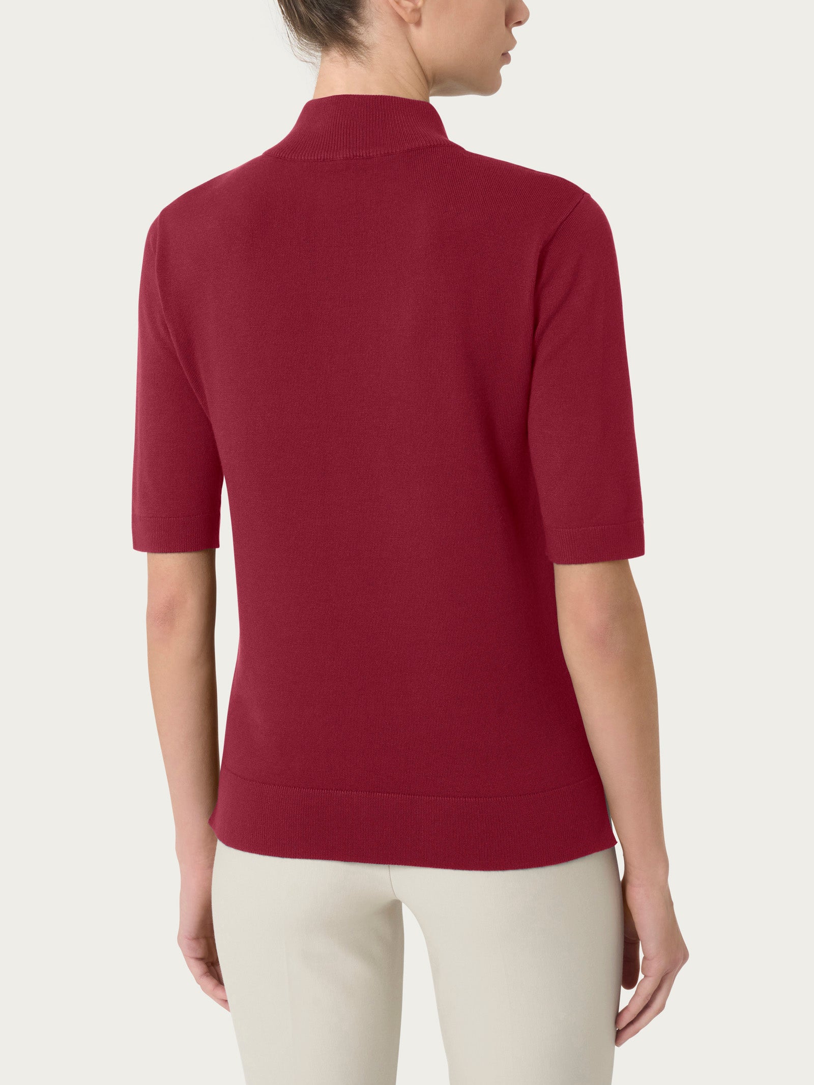 Ragno Four Seasons maglia lupetto Tibetan Red manica corta
