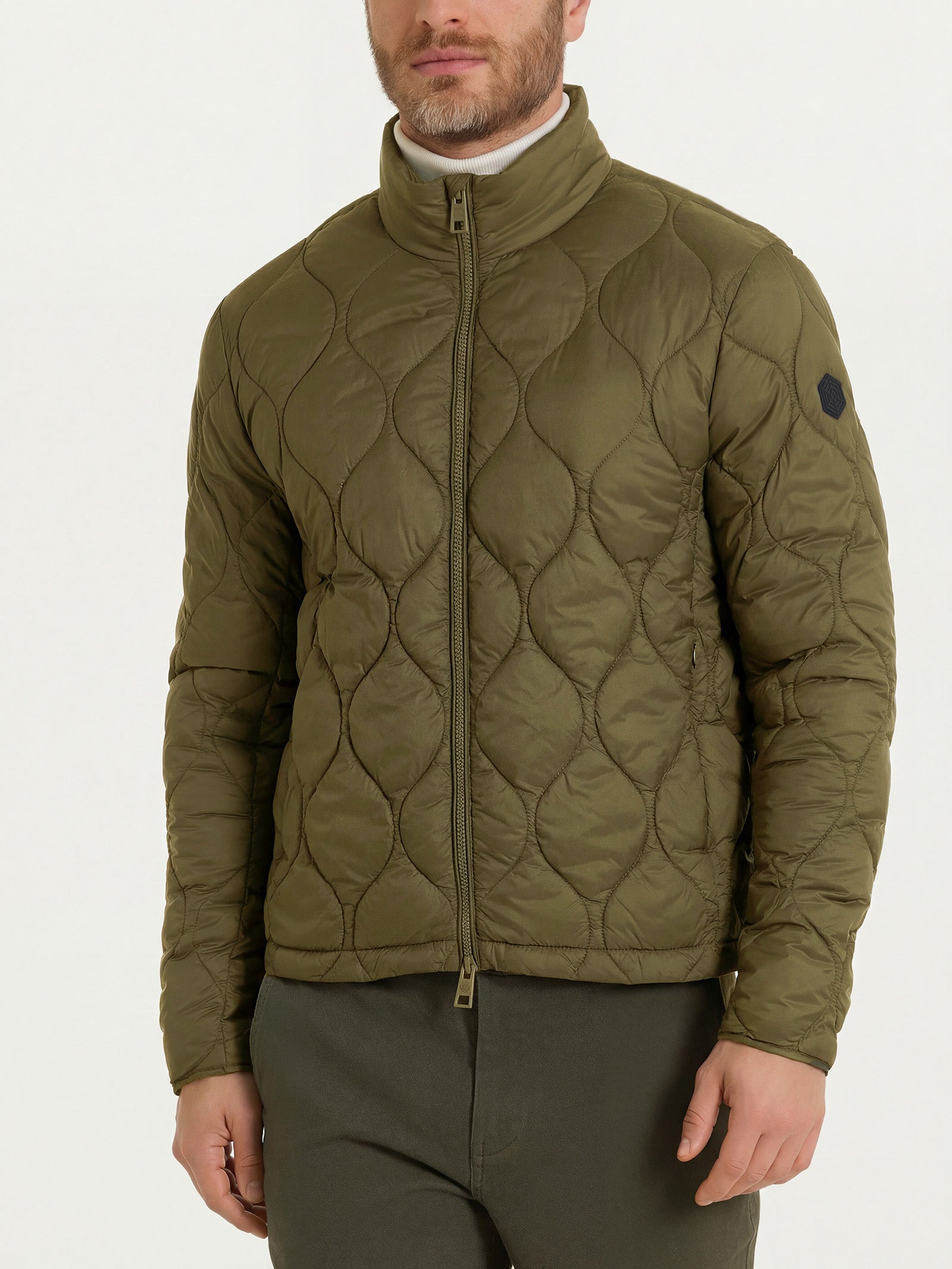 Ragno Onion Quilt Piumino Puffer Dark Olive leggero