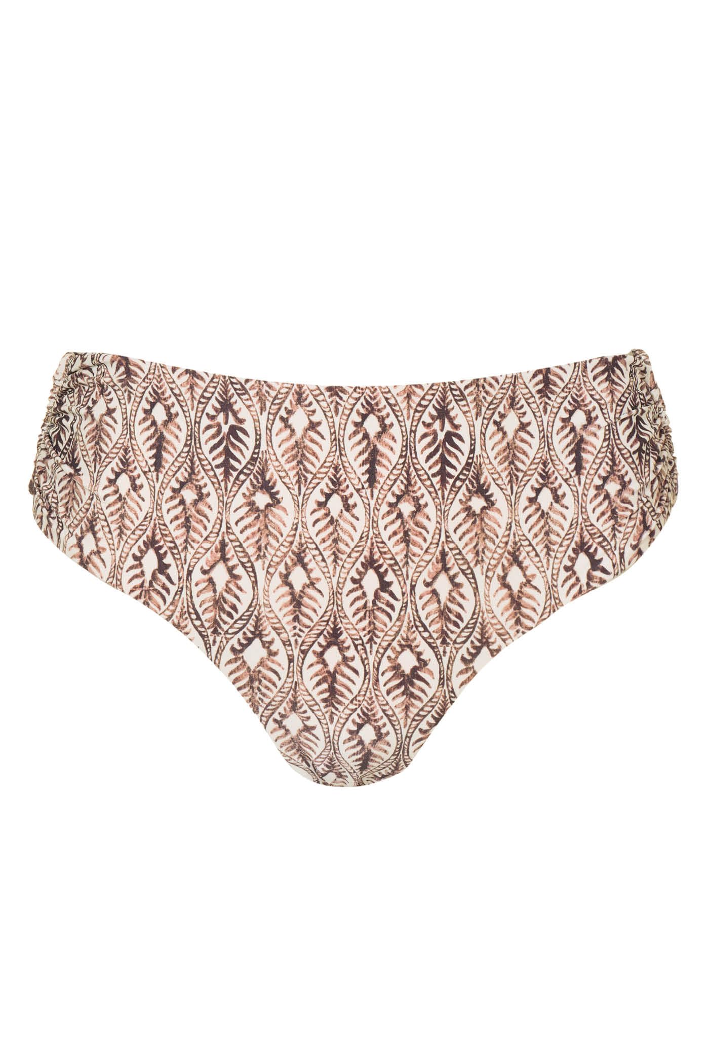Goldenpoint Sauvage slip bikini fianco alto fantasia etnica microfibra