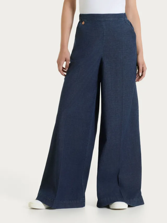 Ragno Super Denim jeans palazzo Dark Indigo cotone elasticizzato