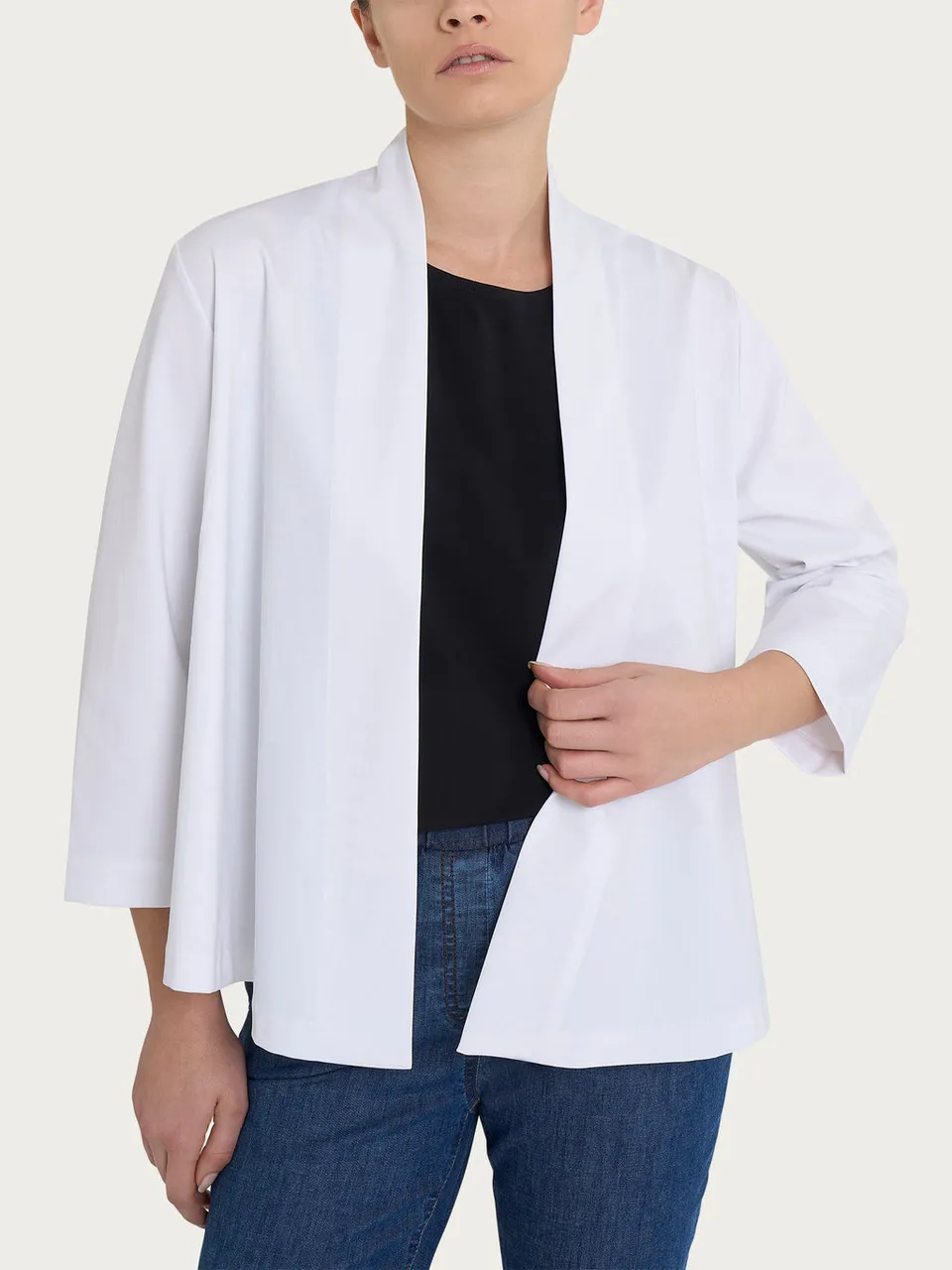 Ragno Compact Light Cardigan Aperto Bianco White