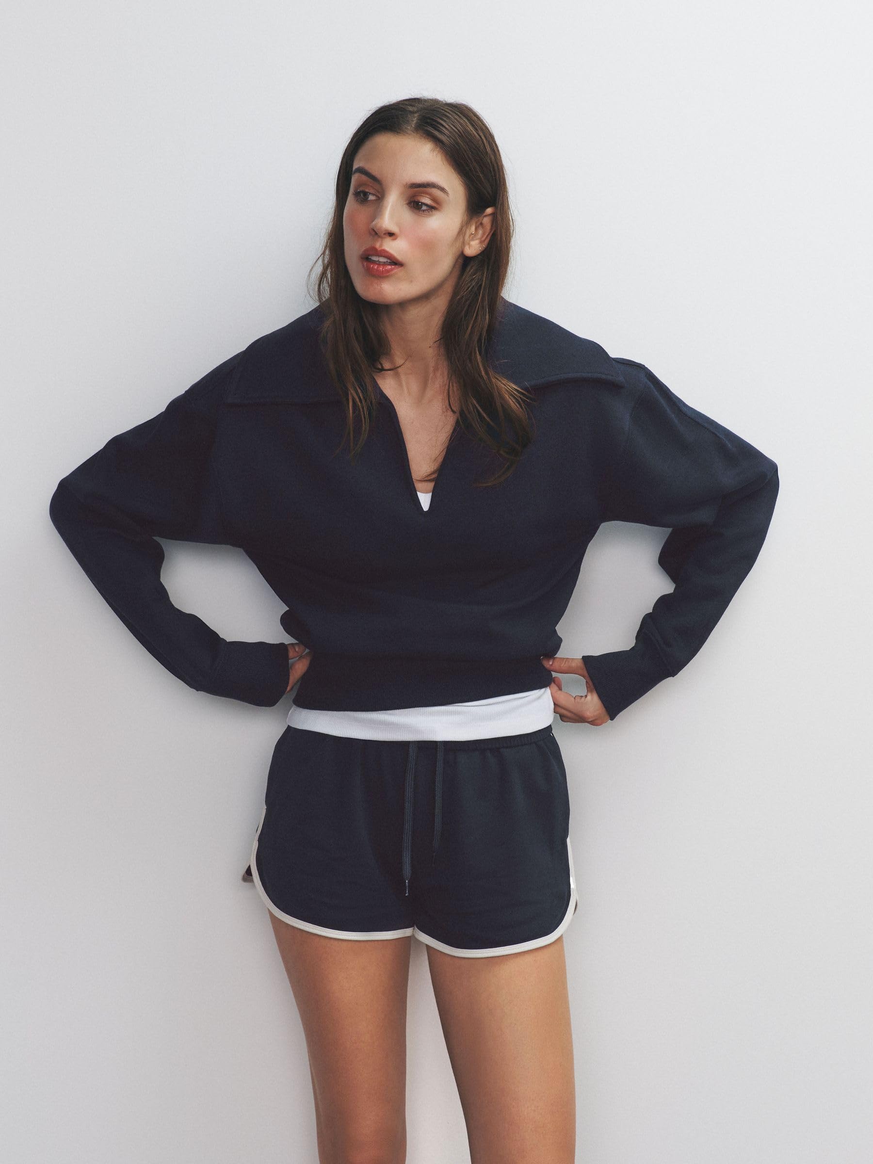 Geo Next The Set felpa collo aperto donna 2 pezzi maniche lunghe