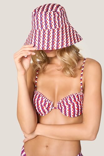 Goldenpoint Circus cappello bucket fantasia geometrica