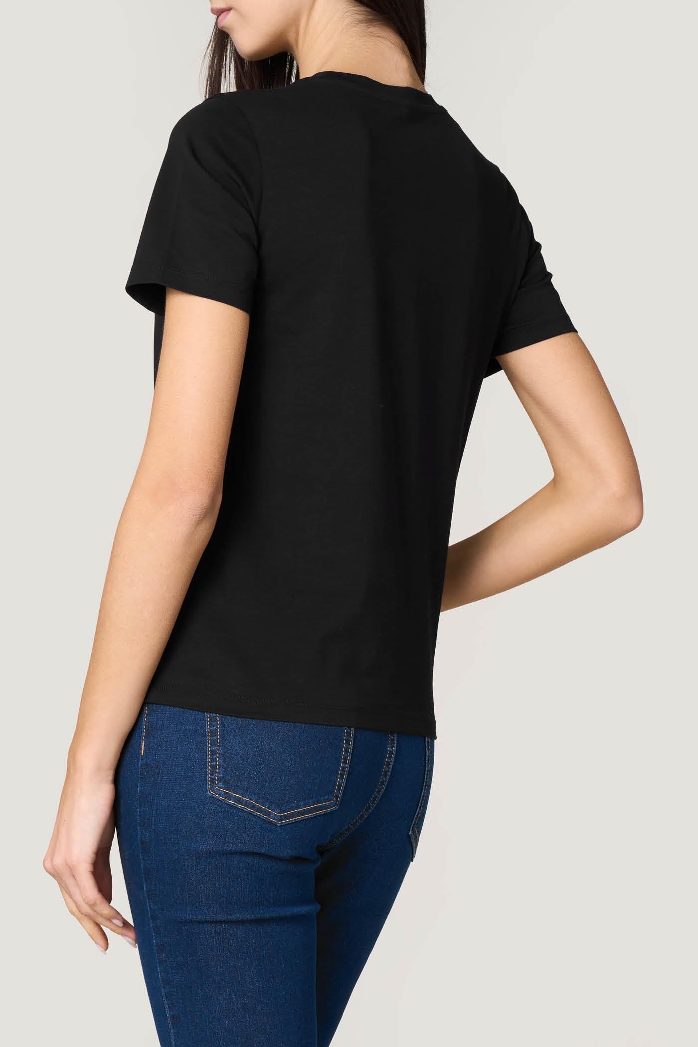 Goldenpoint t-shirt maglietta donna in cotone morbido sulla pelle