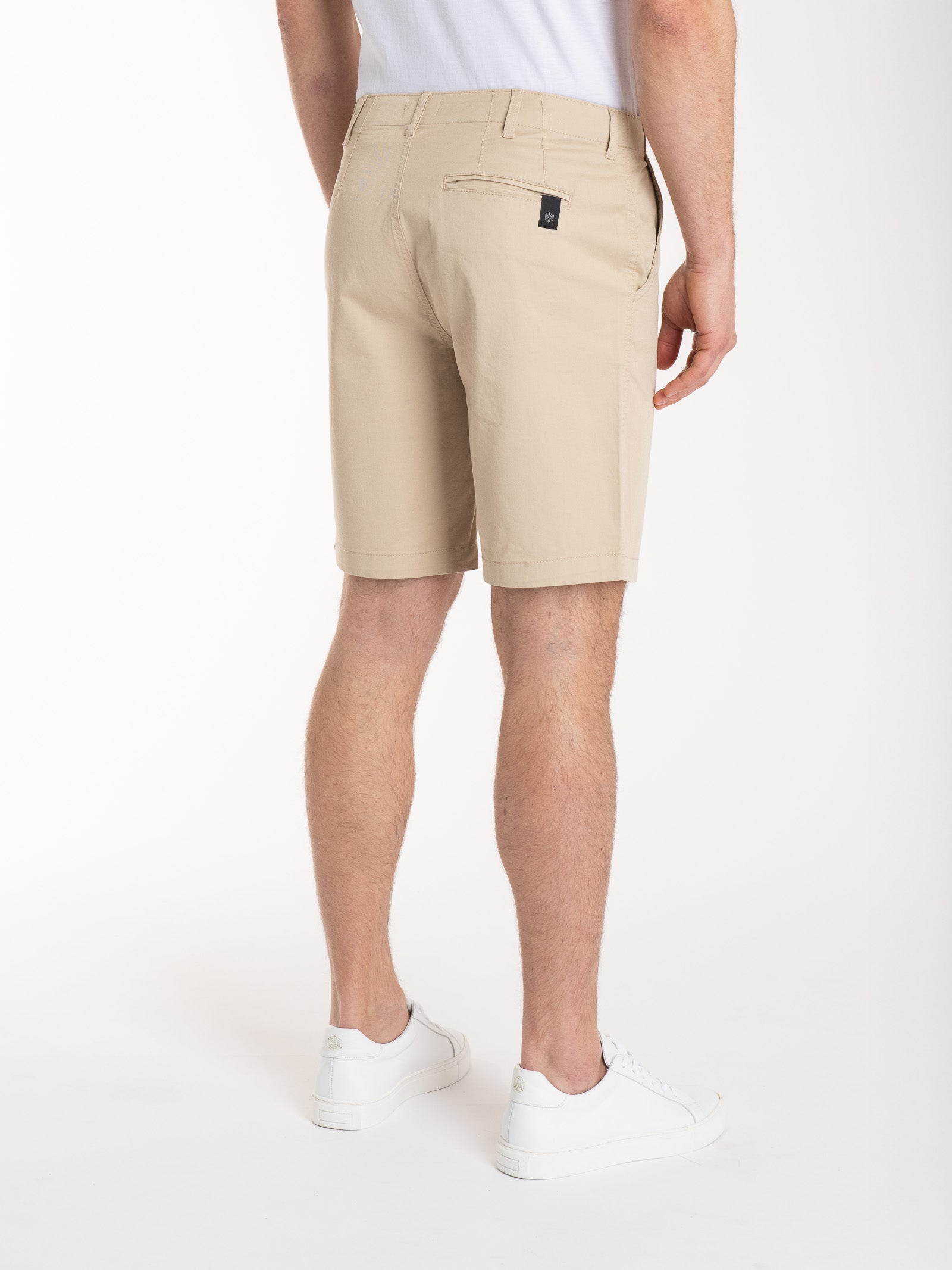 Ragno Summer Twill Bermuda Uomo beige in cotone elasticizzato