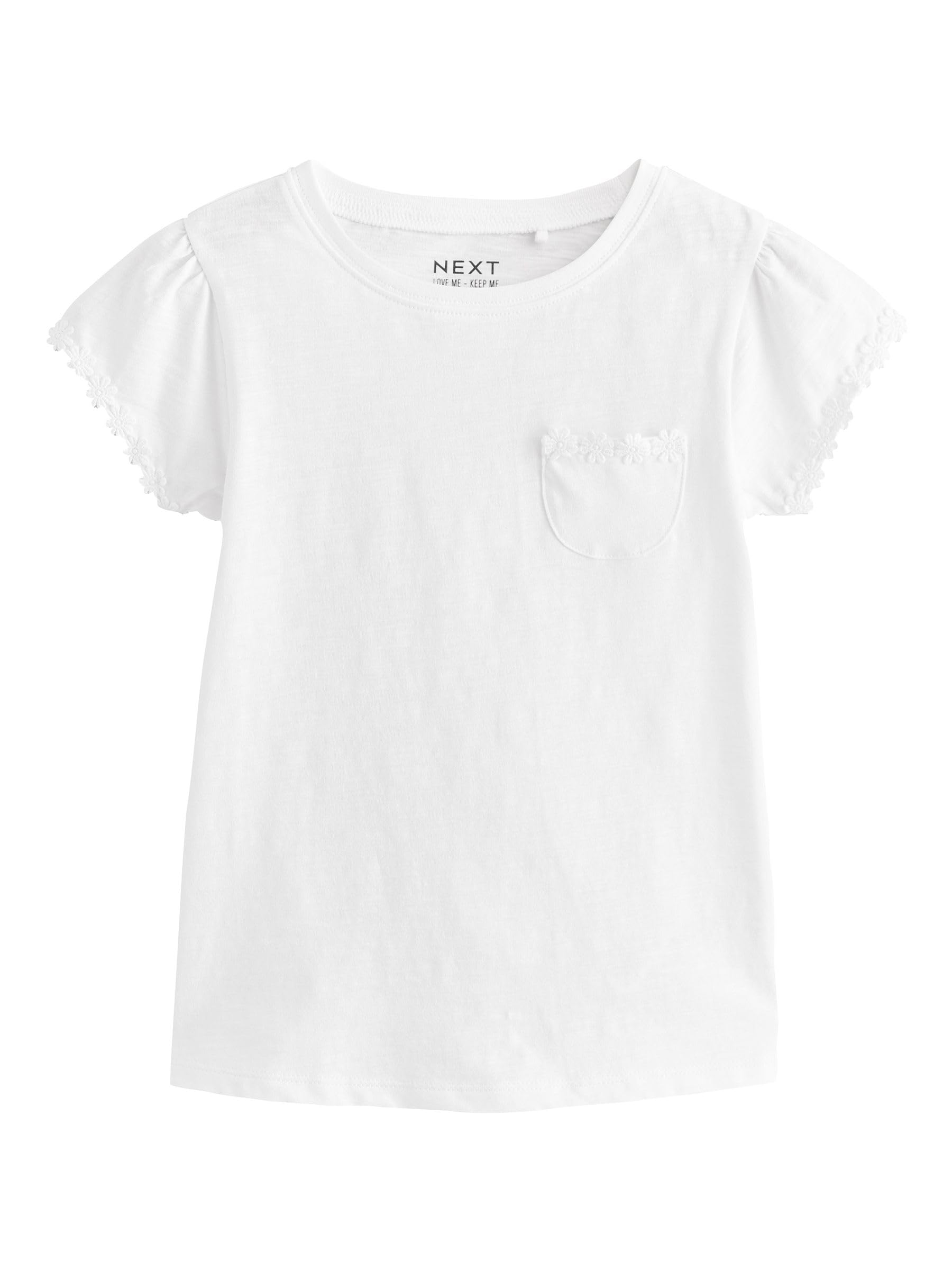 Next T-shirt bambina cotone margherite 8 anni 3 pezzi