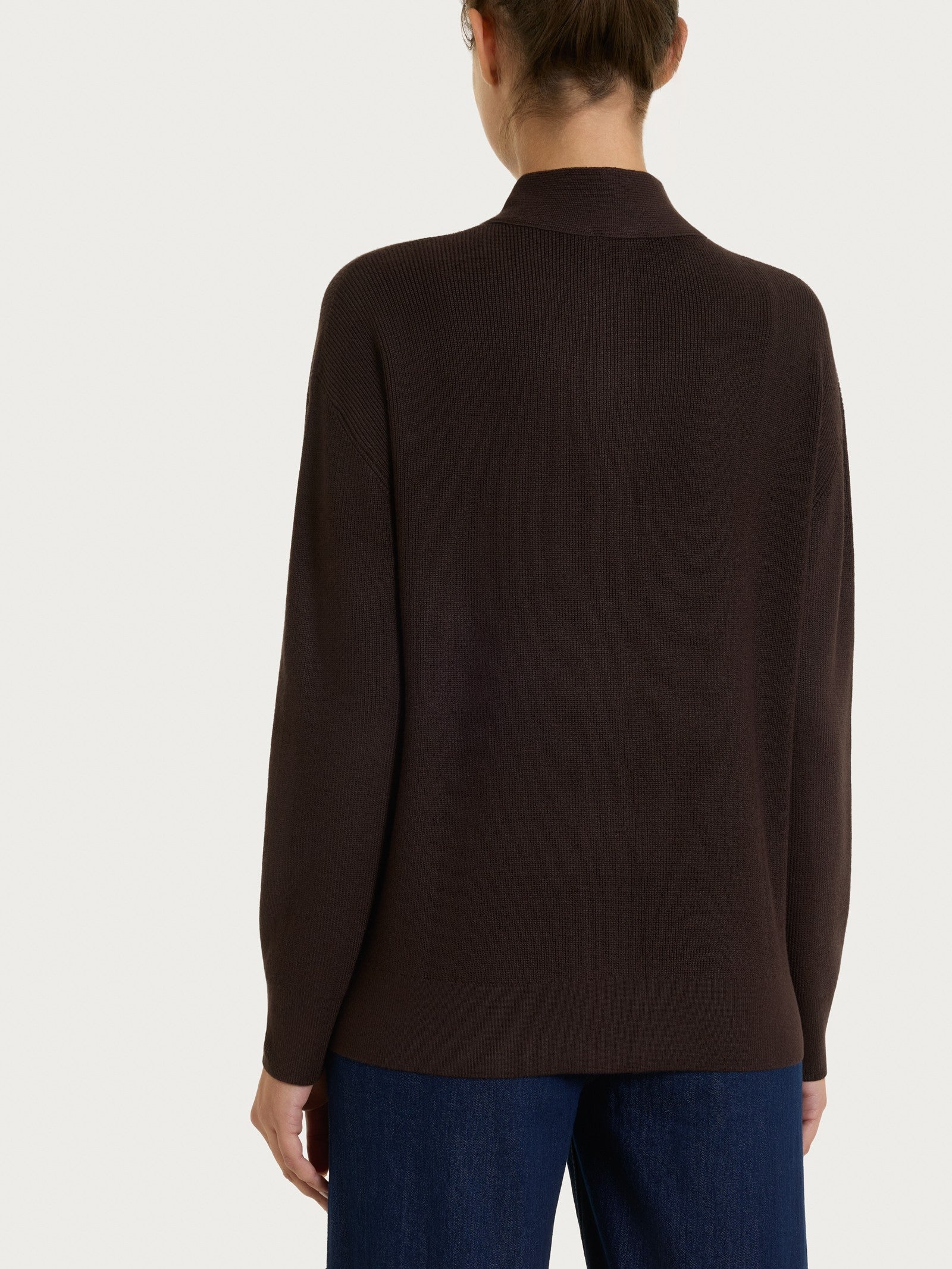 Ragno Four Seasons cardigan donna Chocolate Torte viscosa
