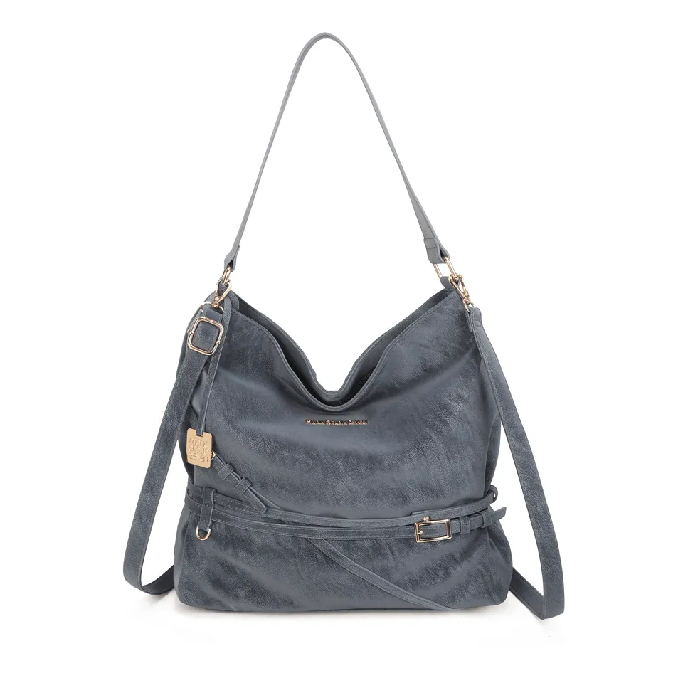 Maria Grazia Severi Hobo borsa a spalla scamosciata capiente