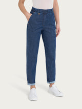 Ragno Super Denim Carrot jeans donna light denim elasticizzati