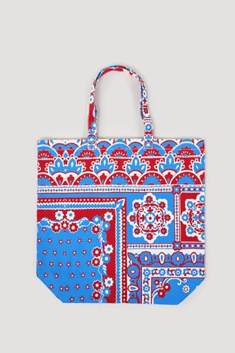 Goldenpoint Bandana borsa tote mare multicolor