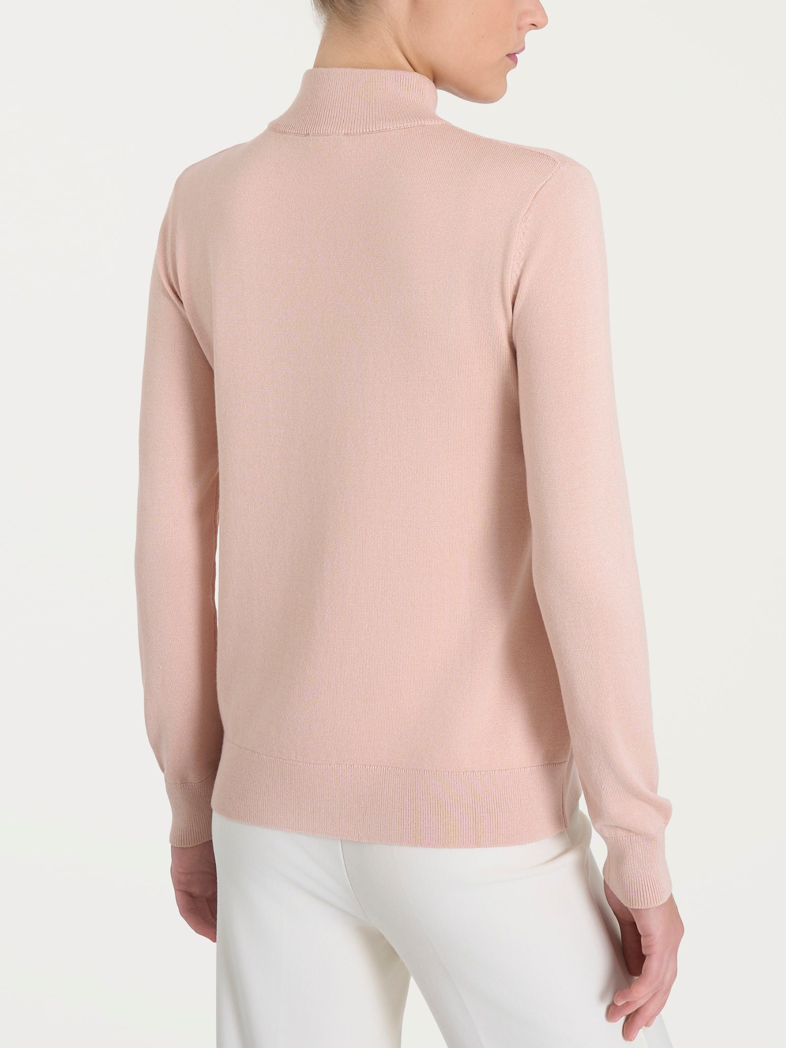 Ragno Four Seasons Lupetto Cameo Rose manica lunga viscosa