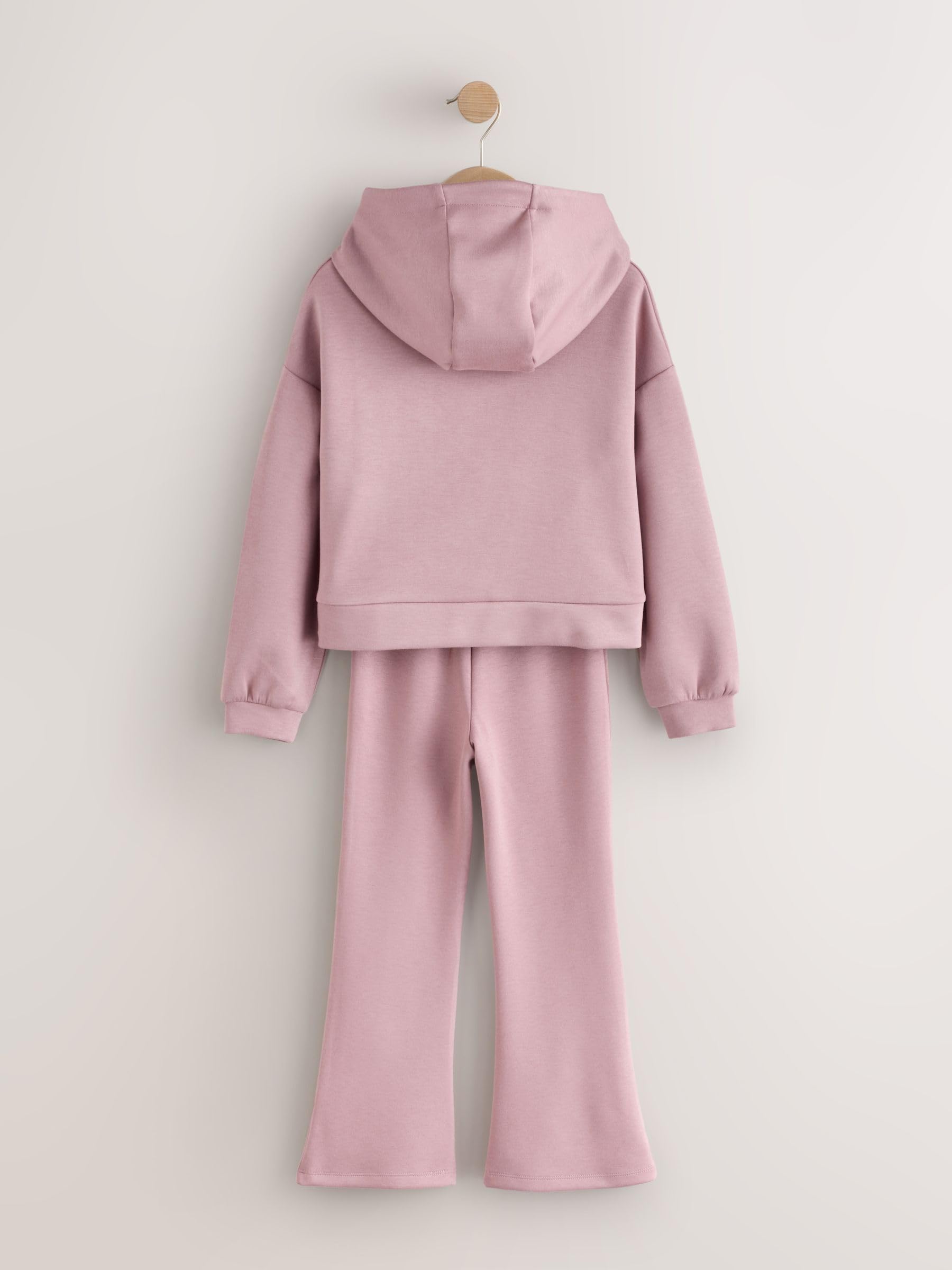 Next completo hoodie pantaloni bambina scampanato