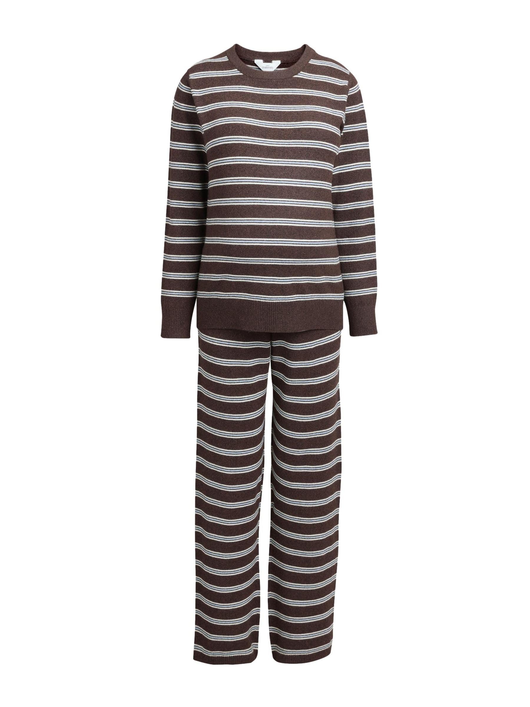 Next completo premaman donna maglia a righe taglia M