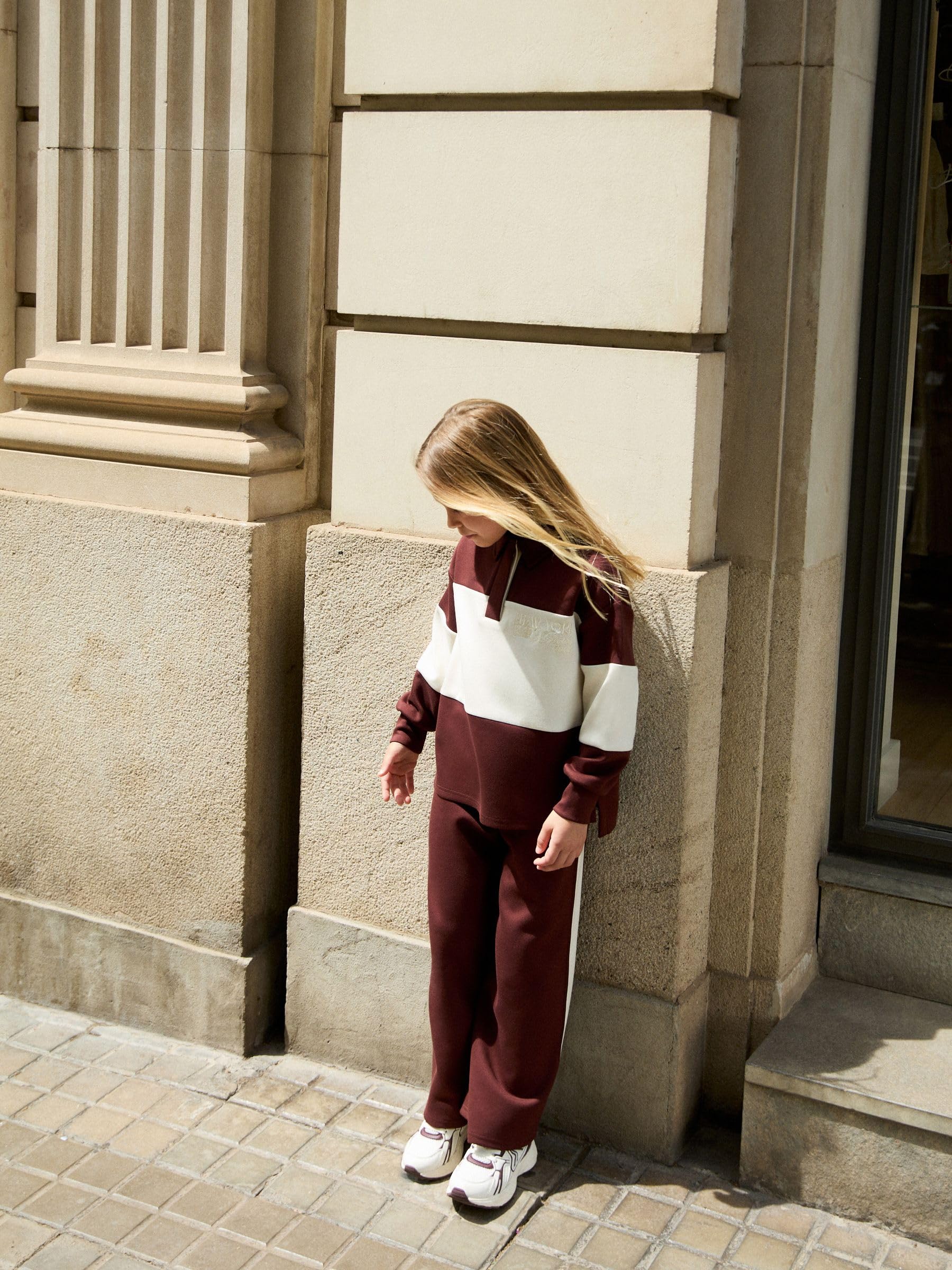 Next completo top jogging bambina 122 rugby