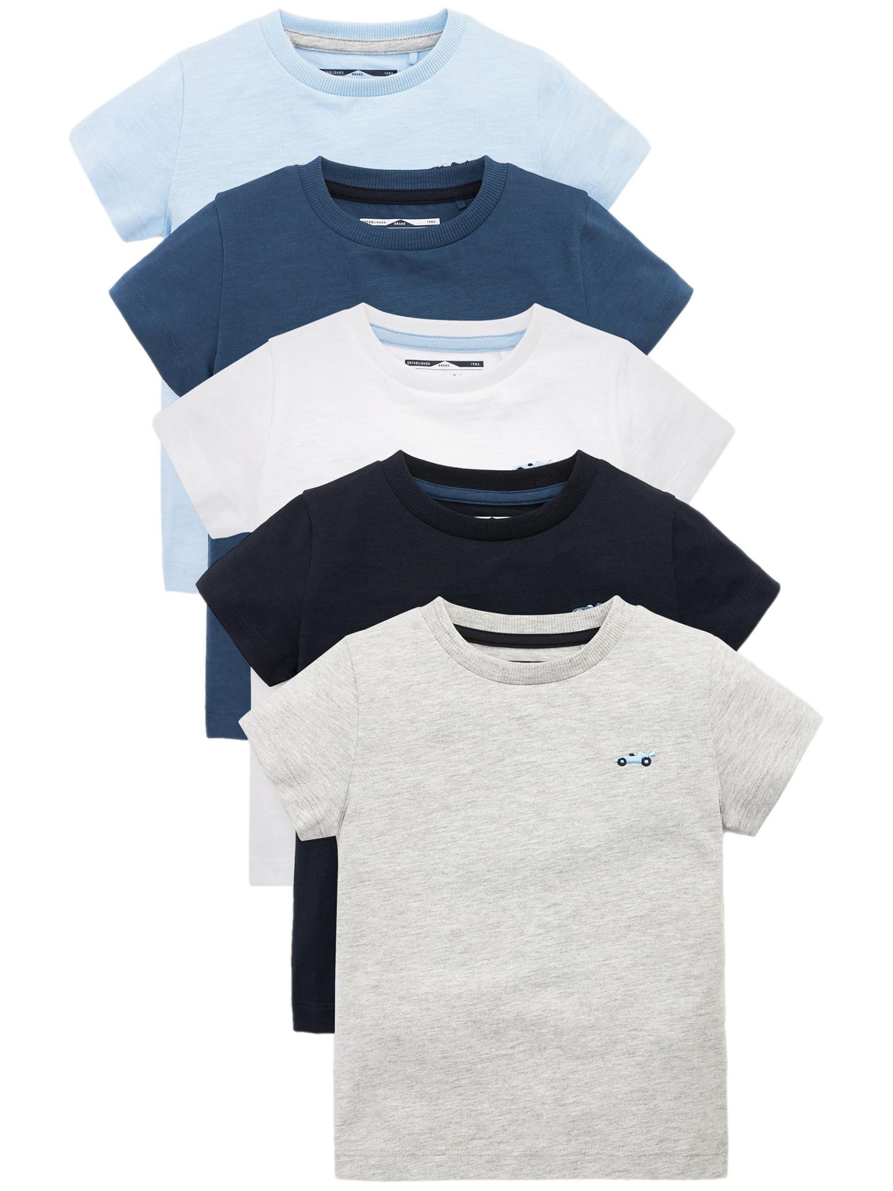 Next t-shirt bambino 12-18 mesi 5 pezzi blu
