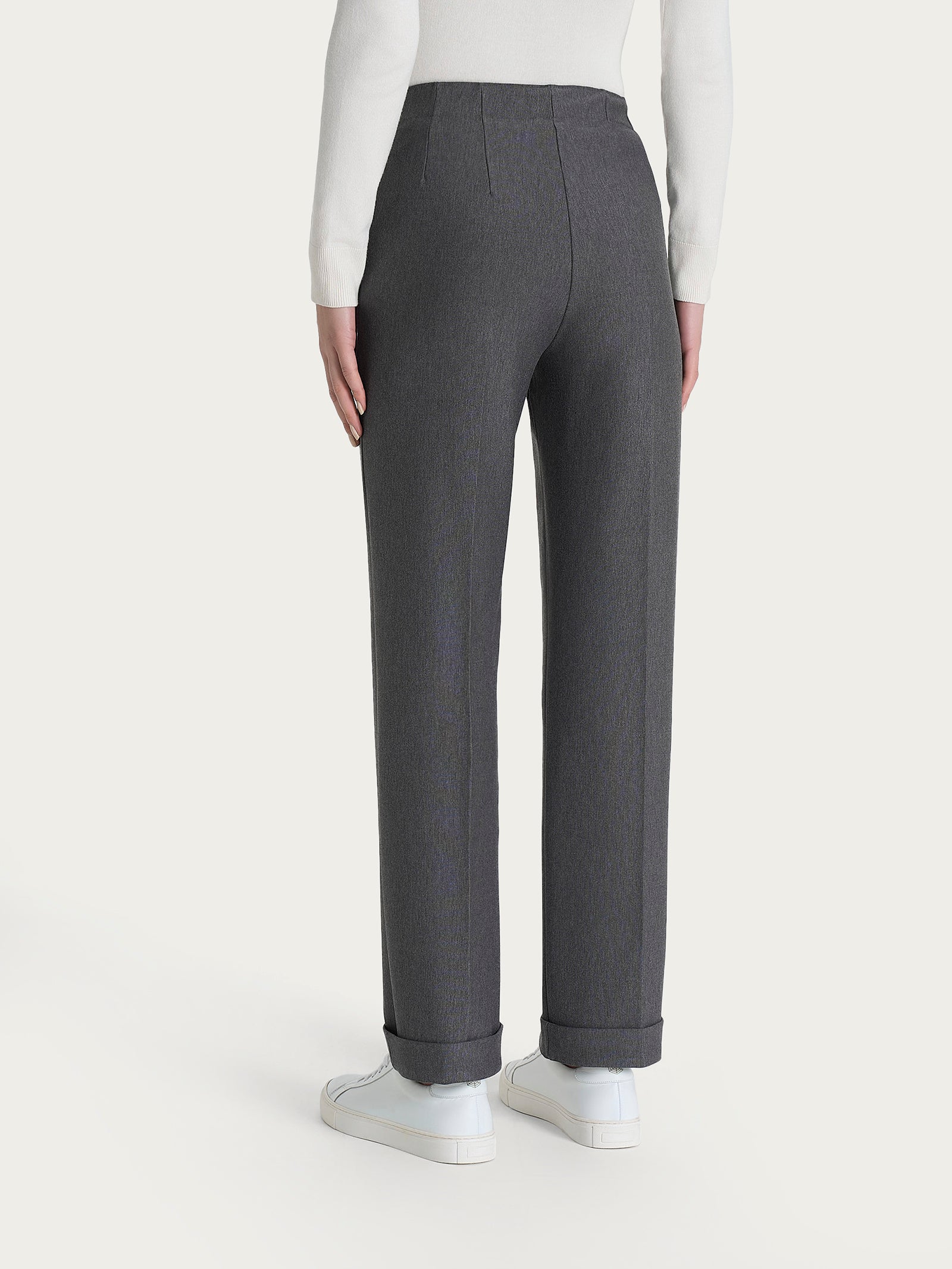 Ragno Compact Pantalone Dritto con Tasche Ardesia Mel elasticizzato