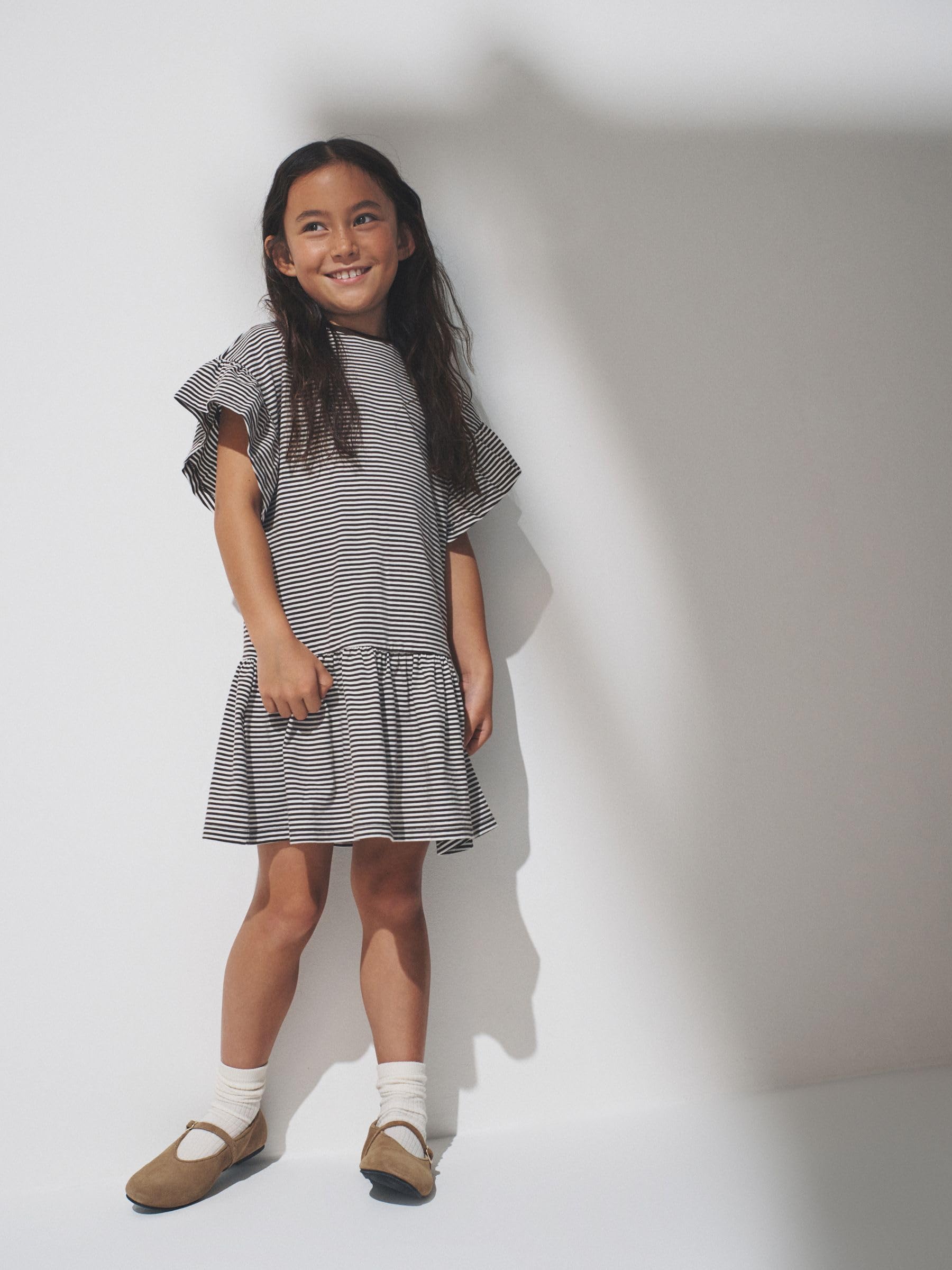 Next The Set Abito Jersey Bambina Volant Confezione 3 Pezzi