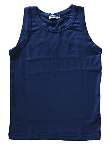 Enrico Coveri canotta bimbo 3pz cotone bianco 5-6 anni