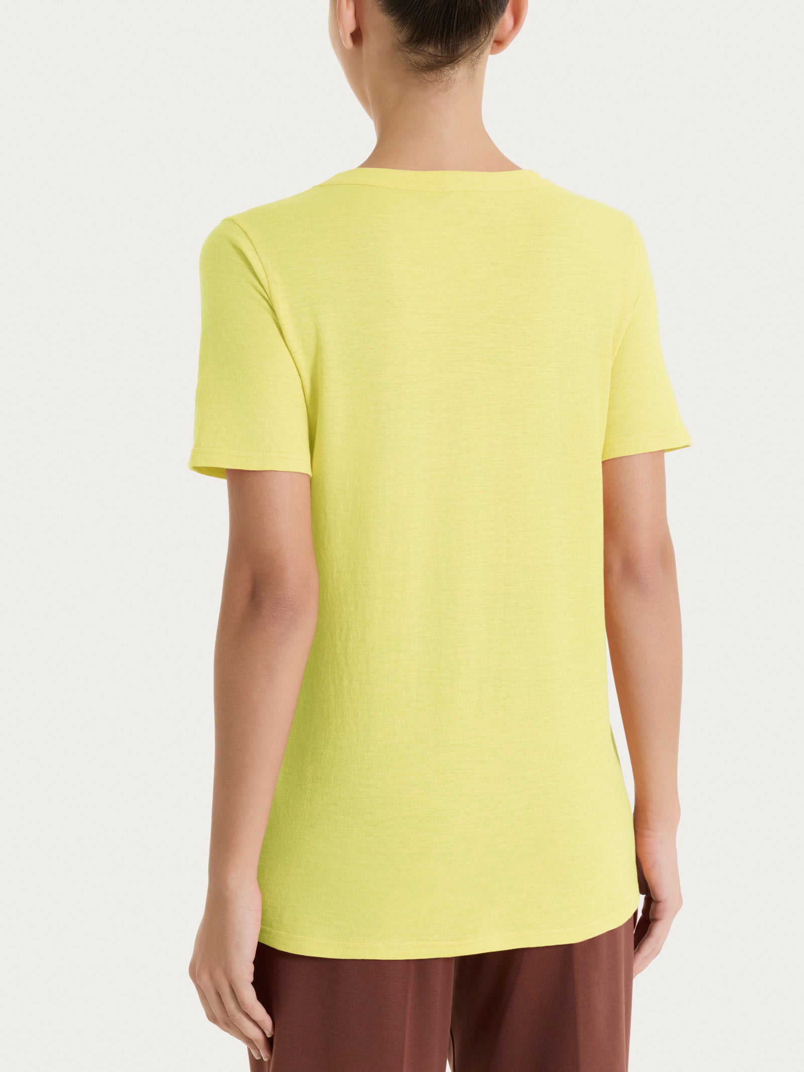 Ragno Gem maglietta girocollo slub jersey Acacia