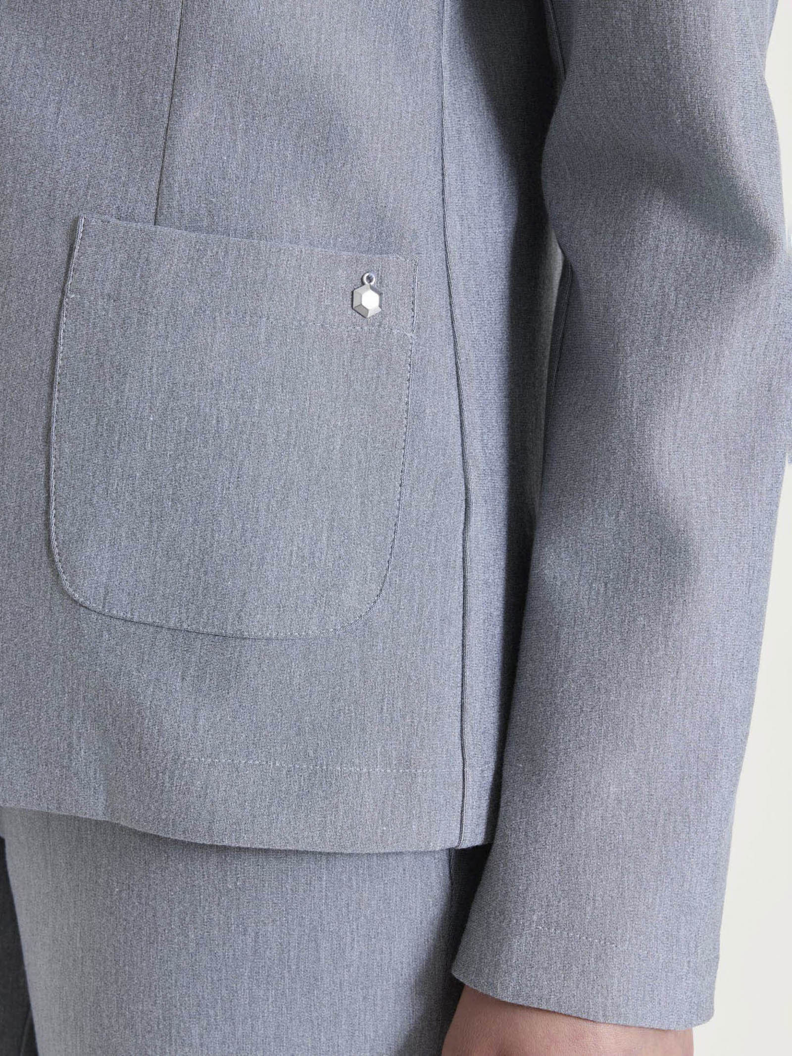 Ragno Gem Blazer Compact grigio due bottoni donna