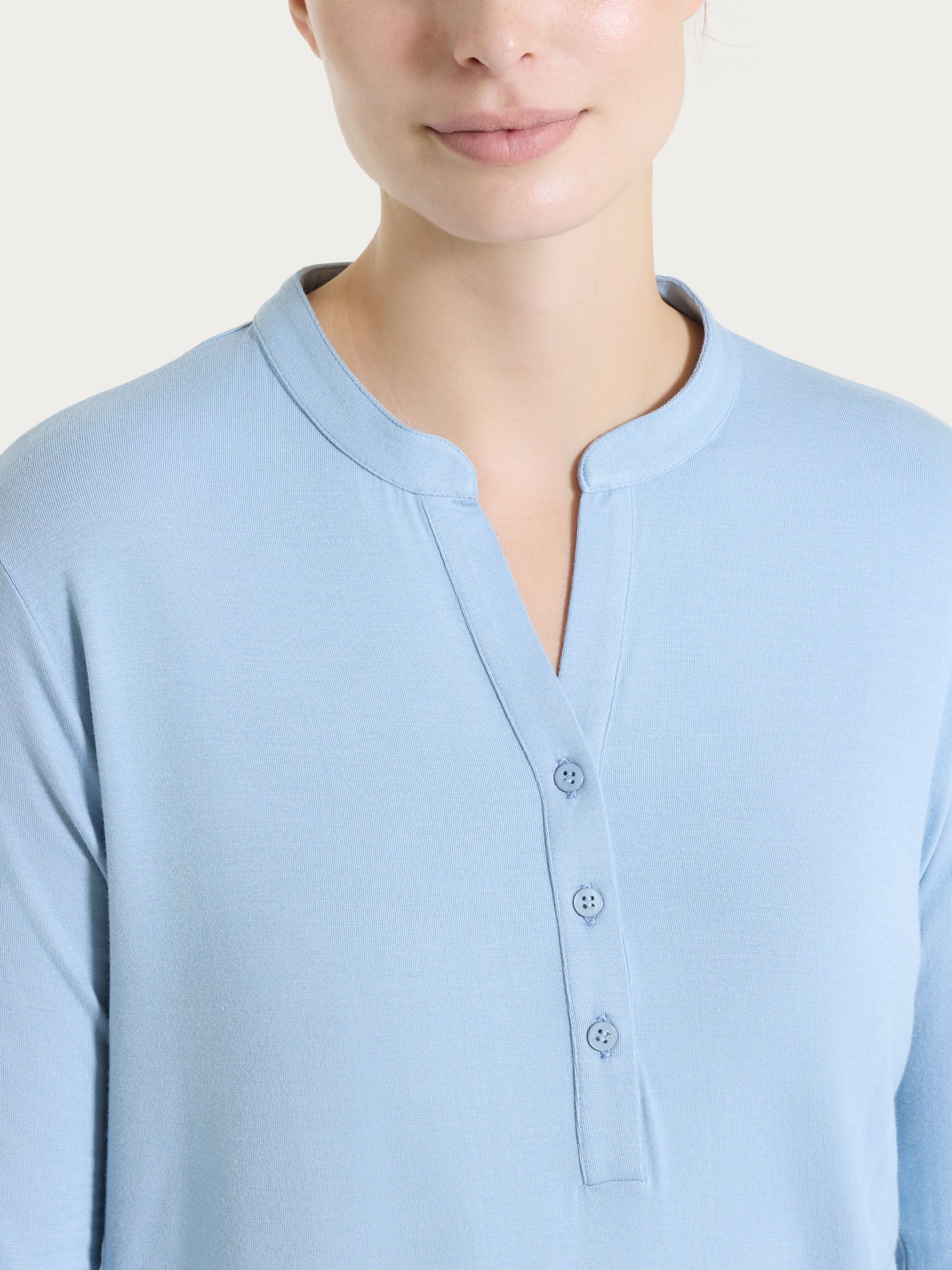 Ragno Viscosa Summer maglietta 3/4 dusty blue soft