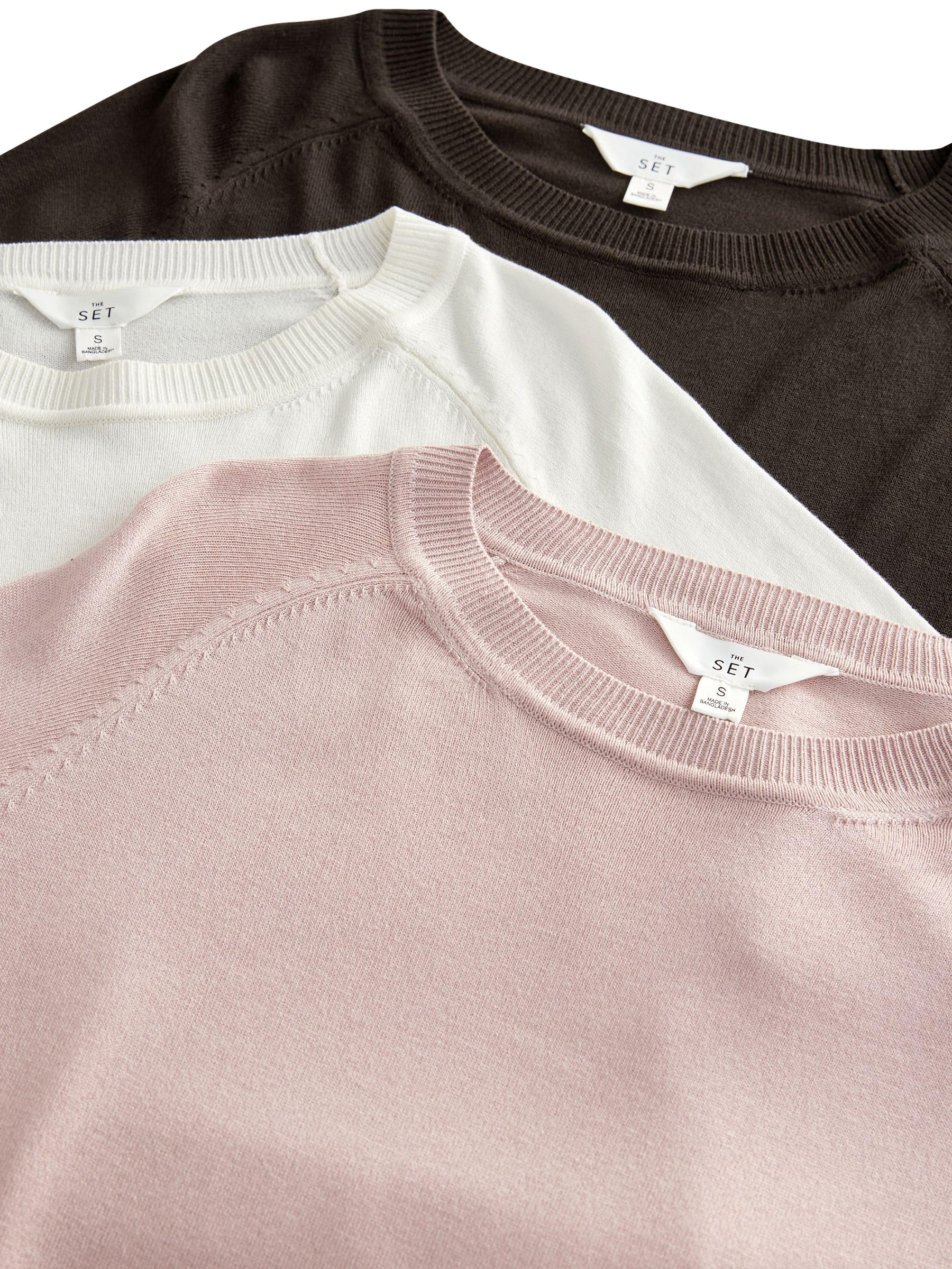 Geo Next The Set Girocollo Maglia 3 Pezzi Sottile Leggera